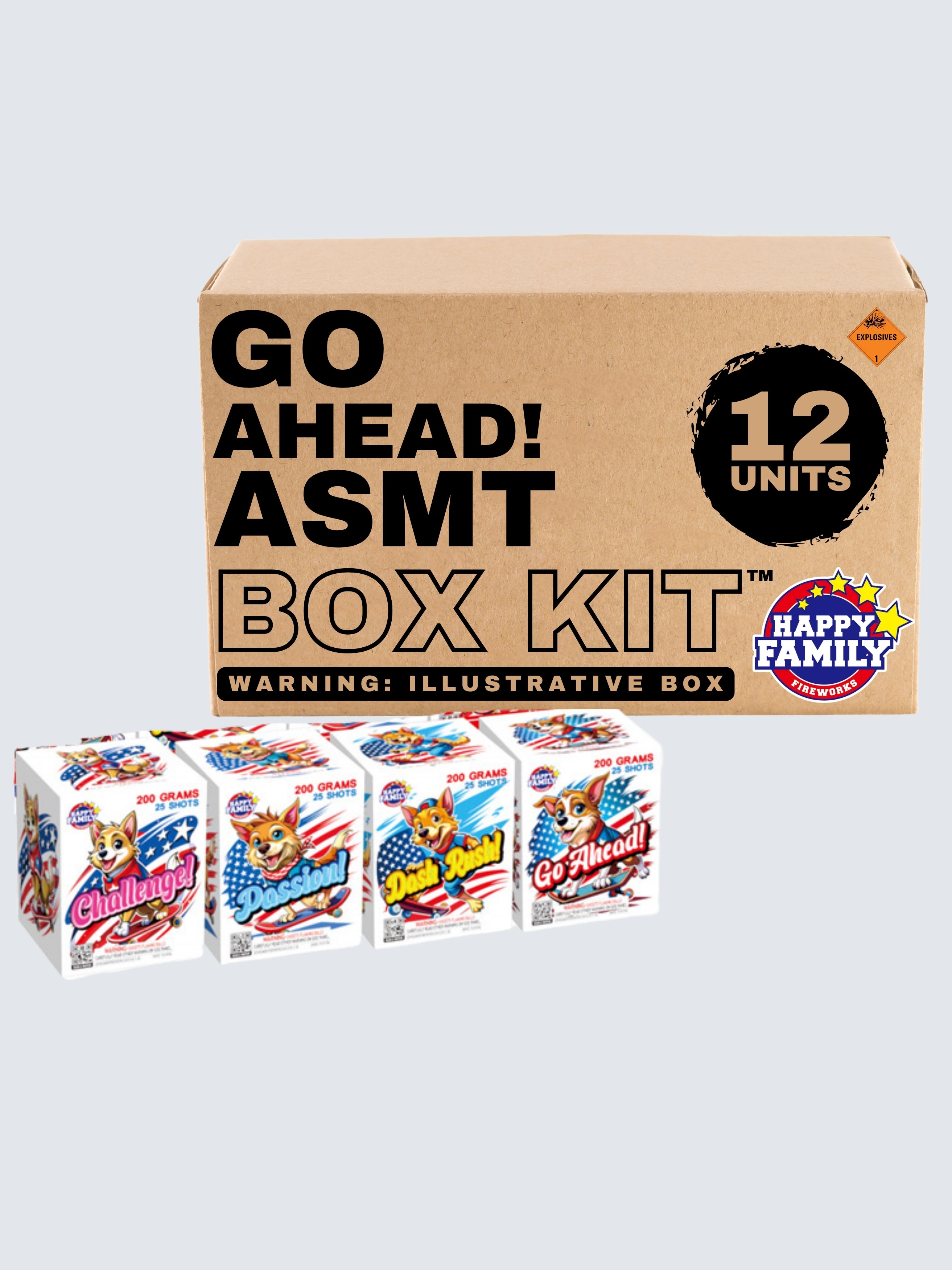 Go Ahead! Assortment | 300 Shot Aerial Repeater Box Kit™