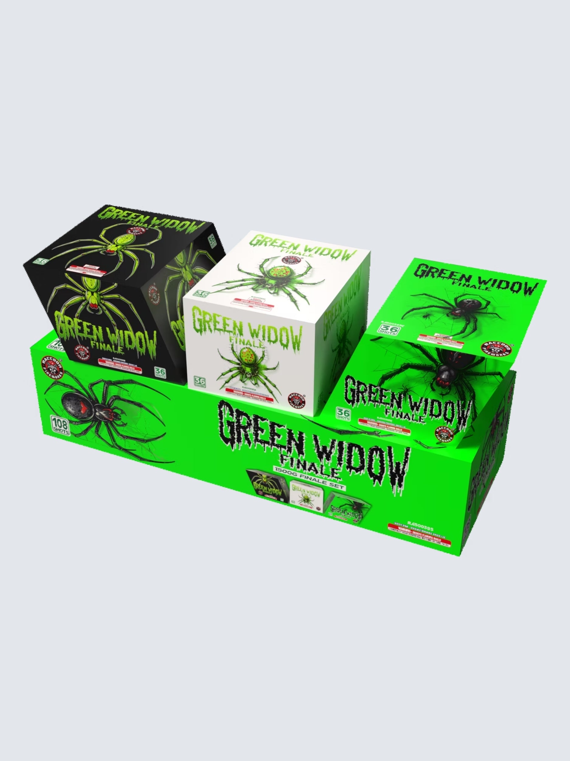 Green Widow Finale | 108 Shot Aerial Repeater Set