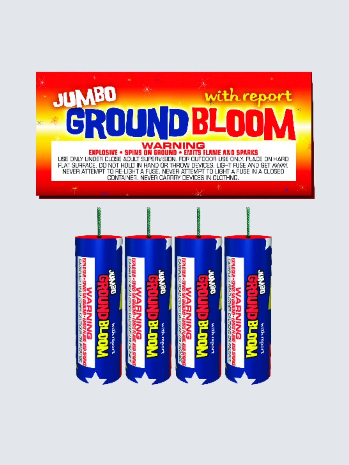 Ground Bloom with Crackle | Jumbo Size Rapid Ground Spinner by Asia Pyro -Shop Online for Large Spinner at Elite Fireworks!