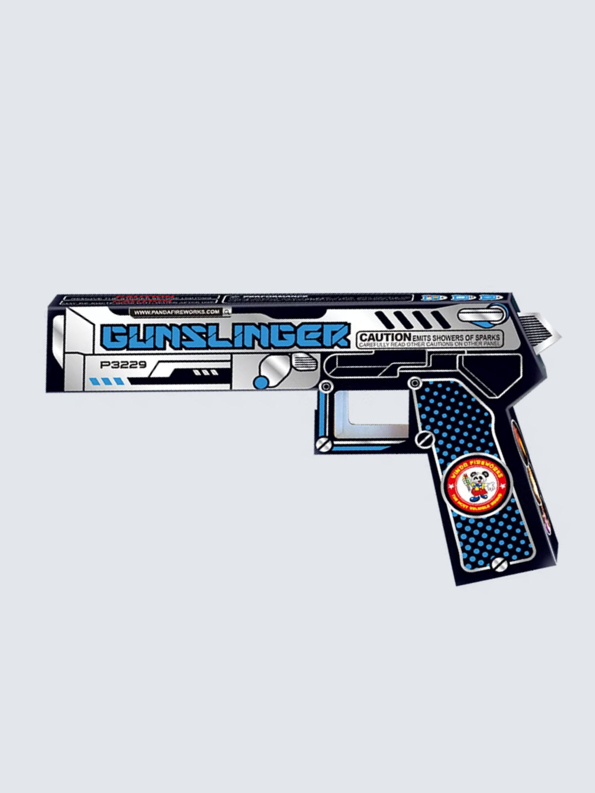 Unit of Gunslinger handheld fountain. Looks like a toy gun. 