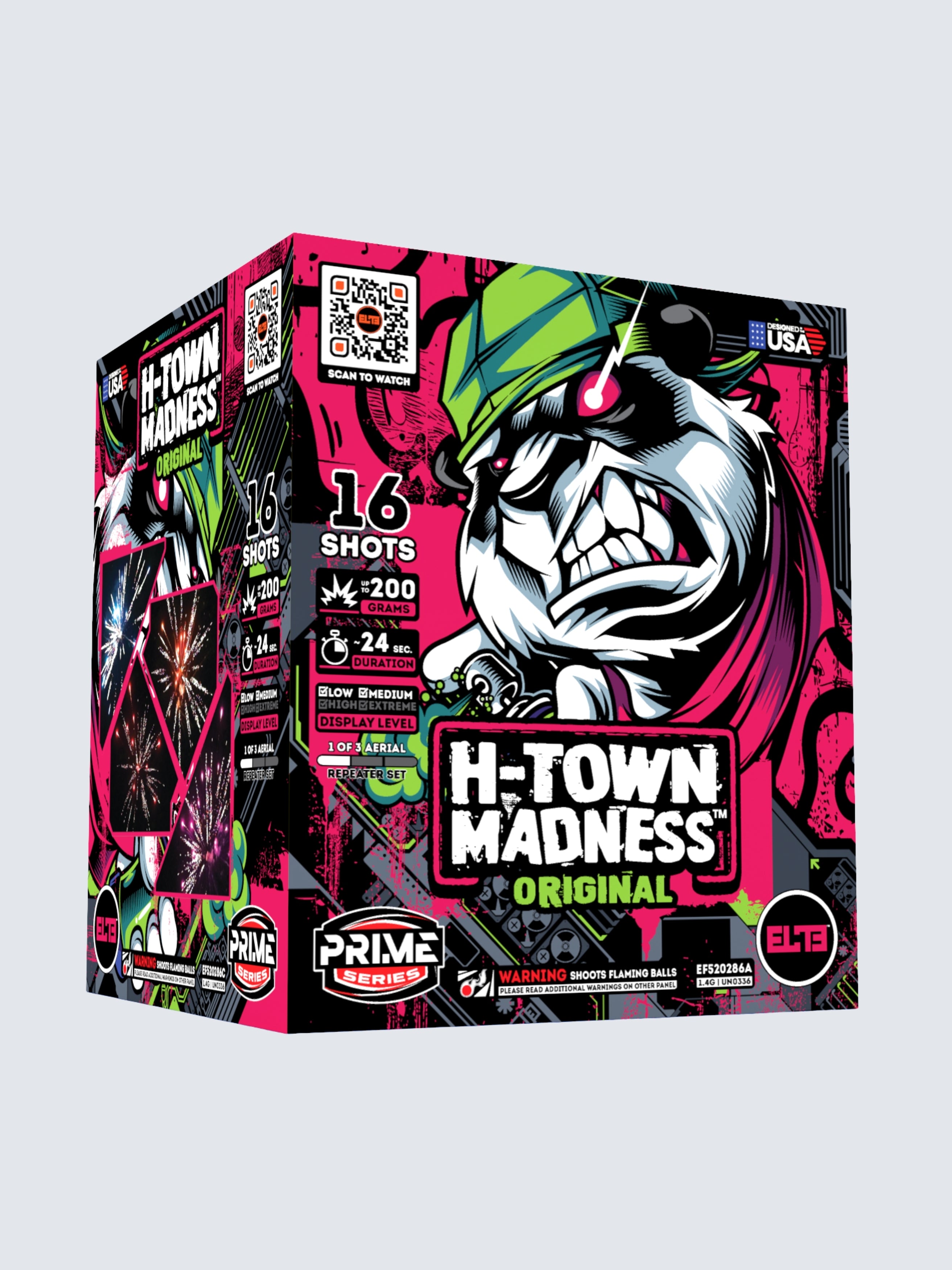 H-Town Madness™ | 192 Shot Aerial Repeater Box Kit™