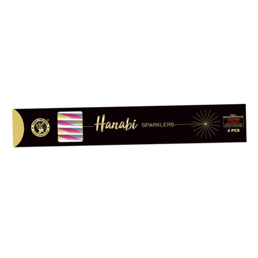 Hanabi Sparklers | 24 Inch Gold Bamboo Handheld Sparkler
