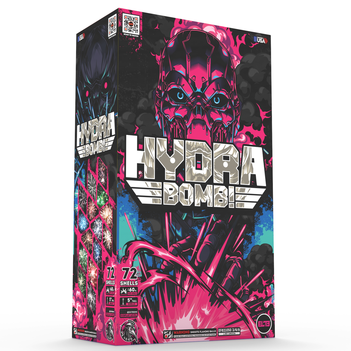 Hydra Bomb™ | 24 Break Artillery Shell at Elite Fireworks