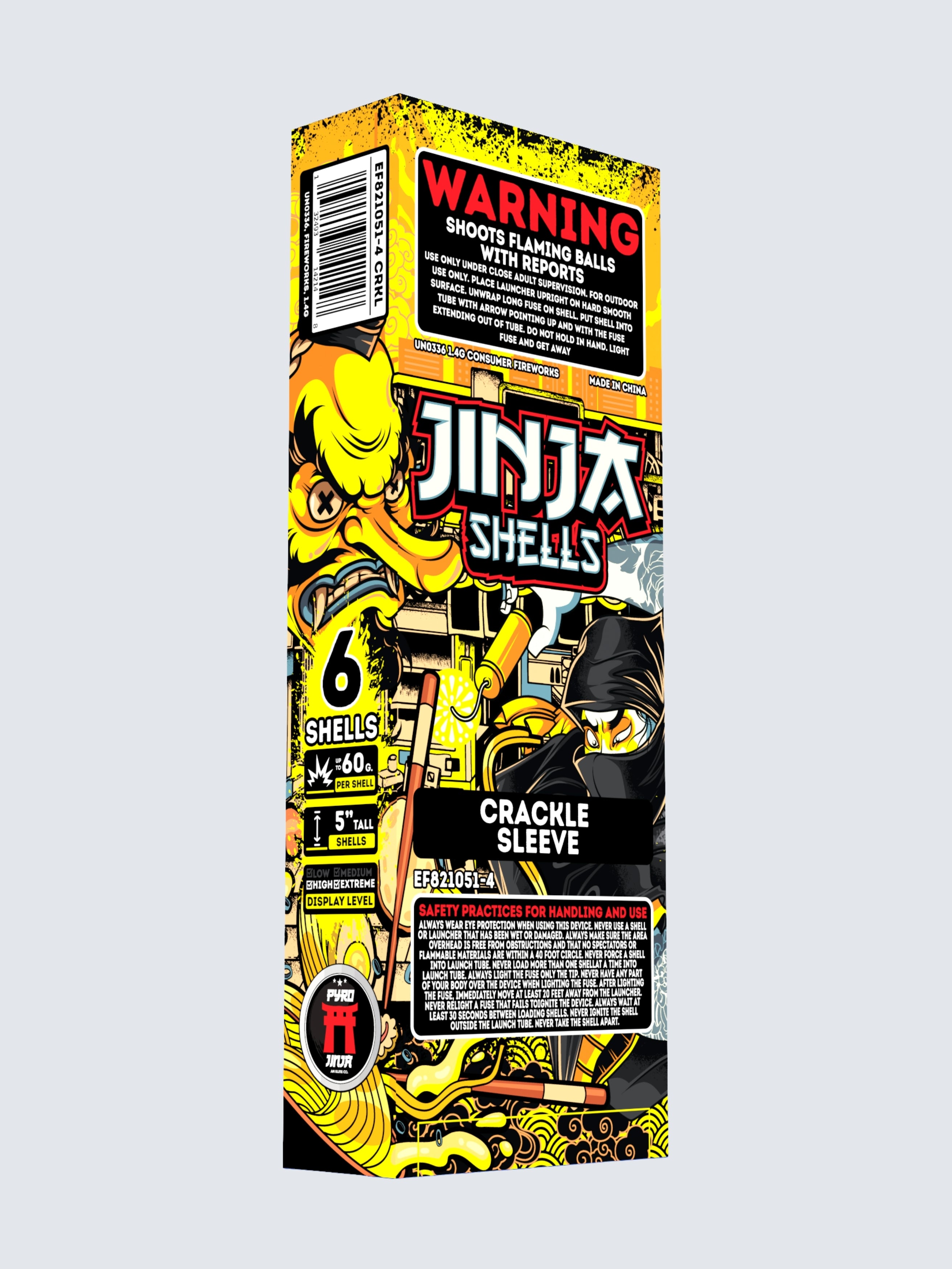 Jinja Shells™ | 24 Break Artillery Shell at Elite Fireworks