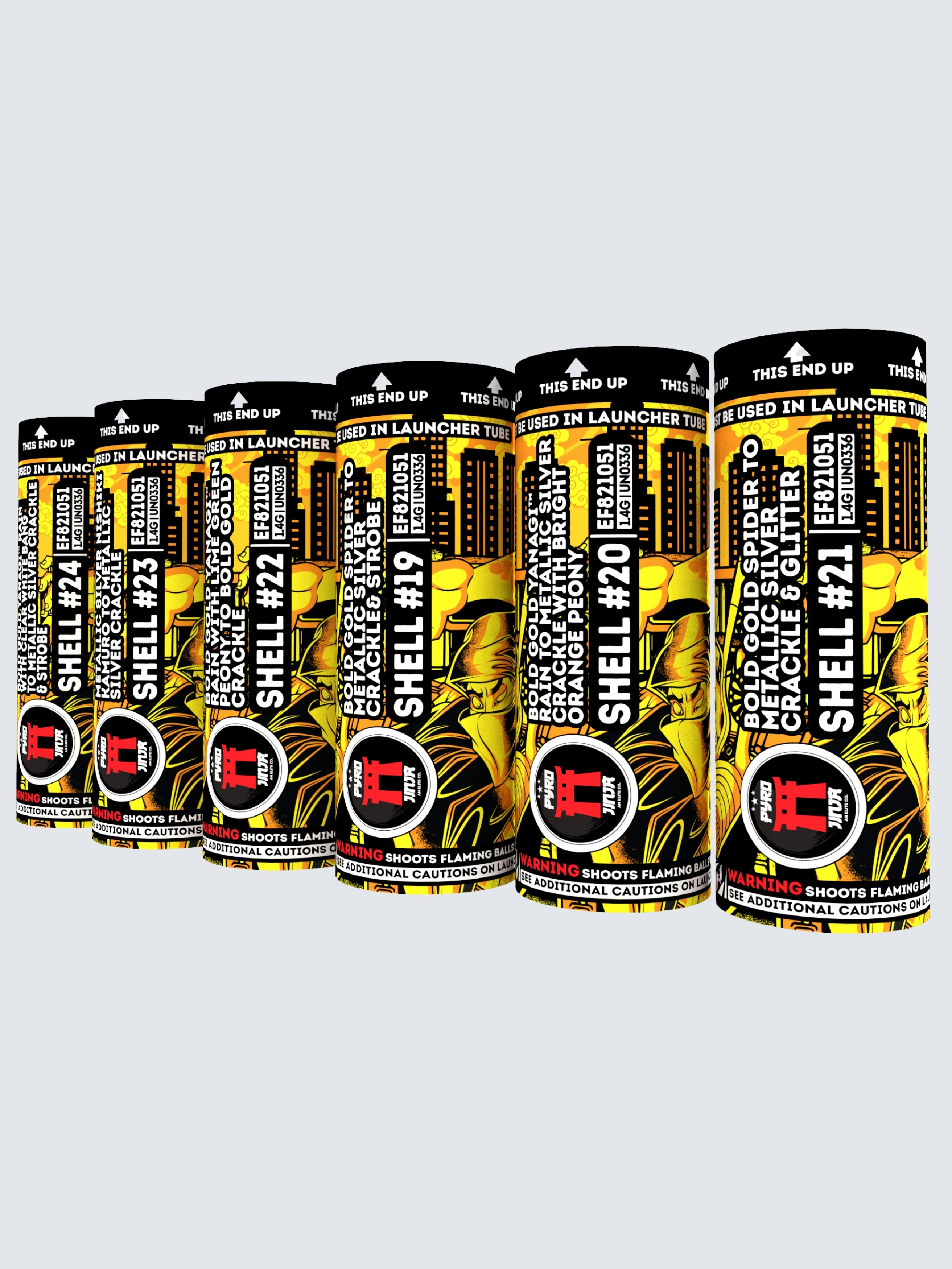 Jinja Shells™ | 24 Break Artillery Shell at Elite Fireworks