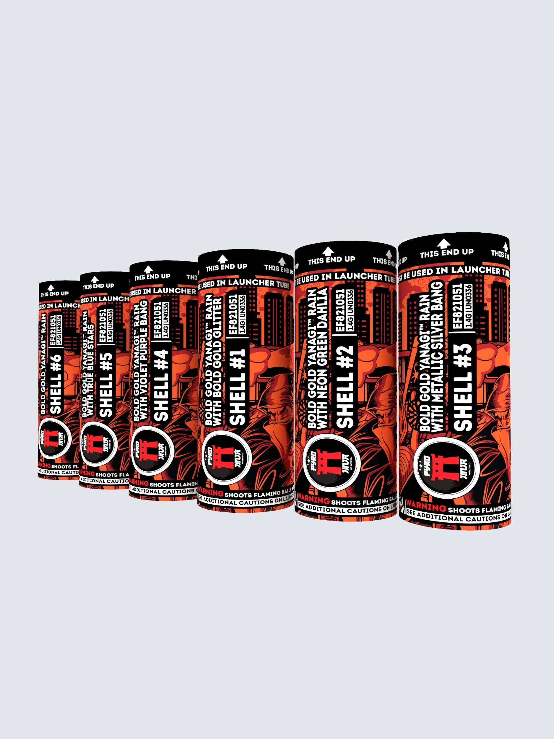 Jinja Shells™ | 24 Break Artillery Shell at Elite Fireworks