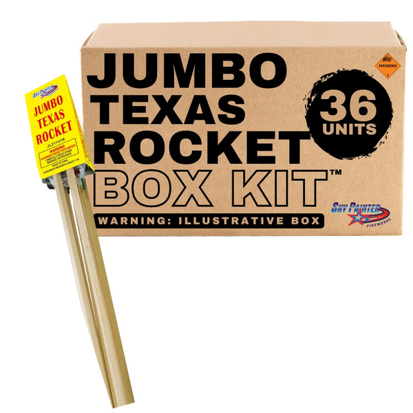 Jumbo Texas Rockets |  26" Rocket Projectile