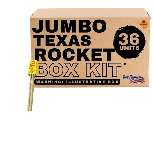 Jumbo Texas Rockets |  26" Rocket Projectile