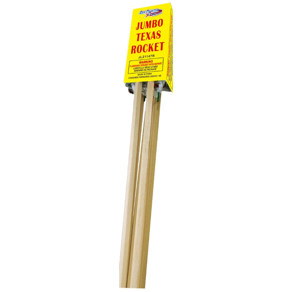 Jumbo Texas Rockets |  26" Rocket Projectile