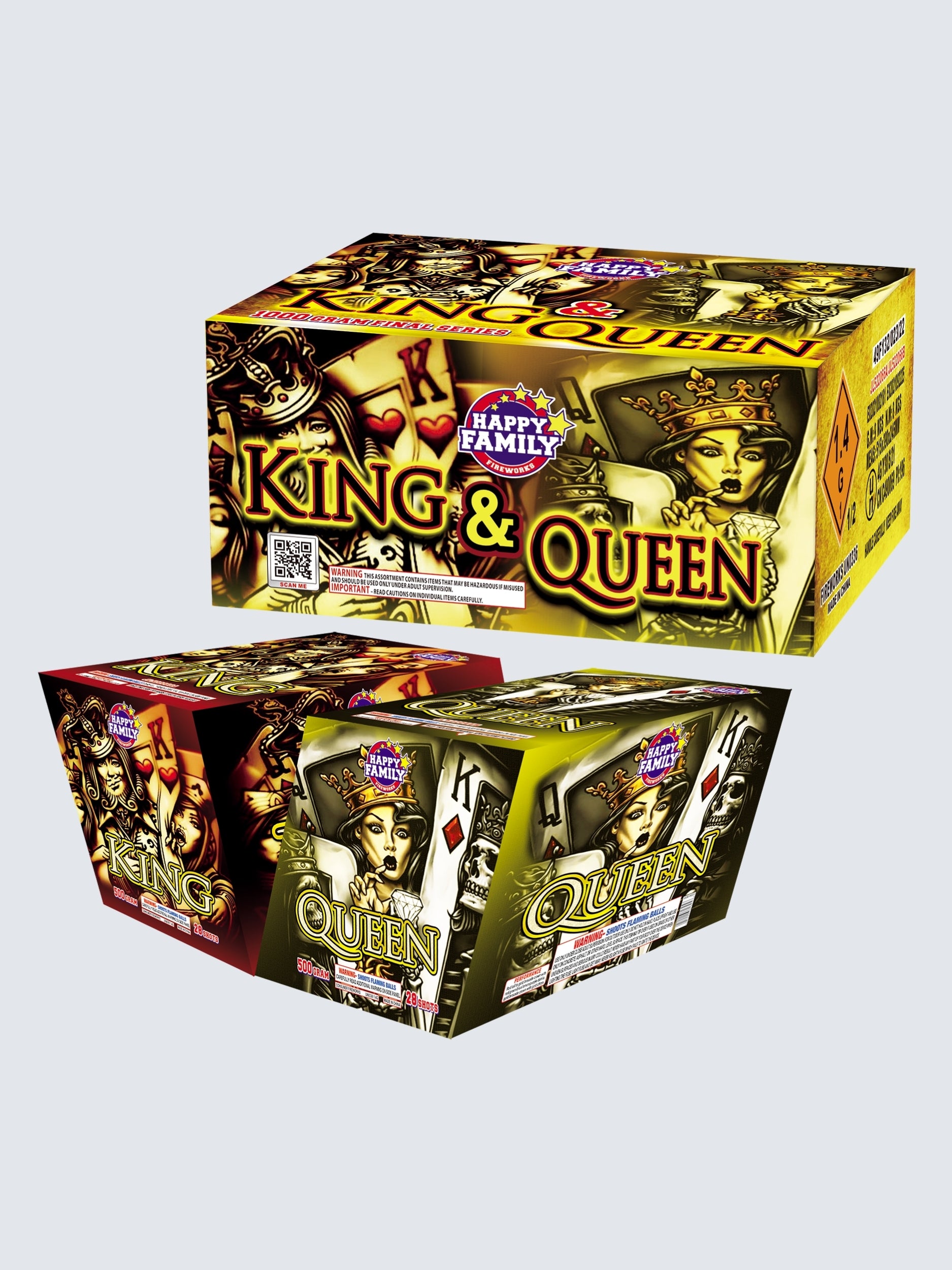 King & Queen | 56 Shot Aerial Repeater Set