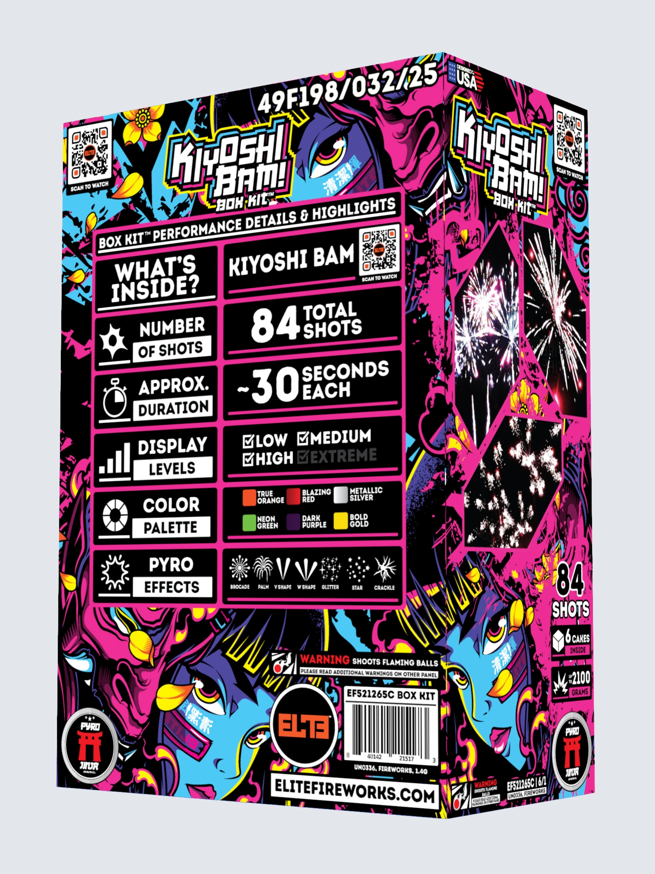 Kiyoshi Bam!™ | 14 Shot Aerial Repeater at Elite Fireworks – ELITE