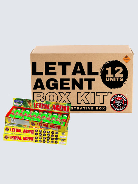Lethal Agent | Twelve Pack of Pre-Loaded Shell at Elite Fireworks