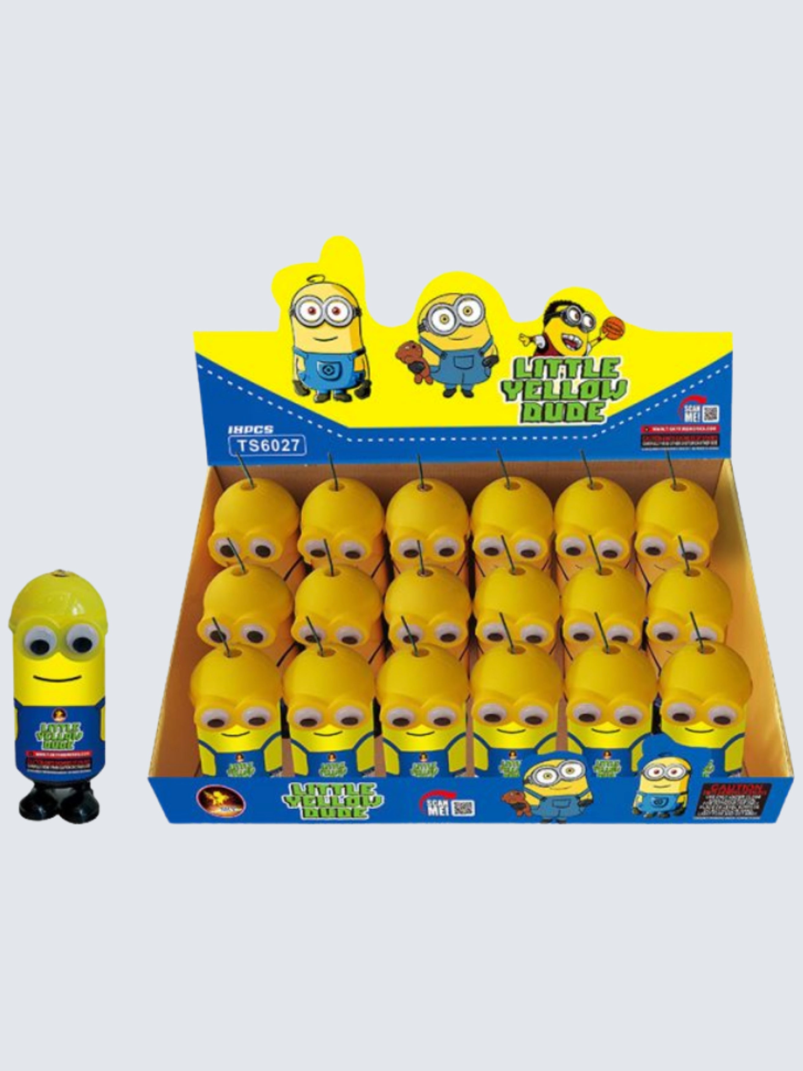 Little Yellow Dude | Toylike Plastic Shape Ground Novelty