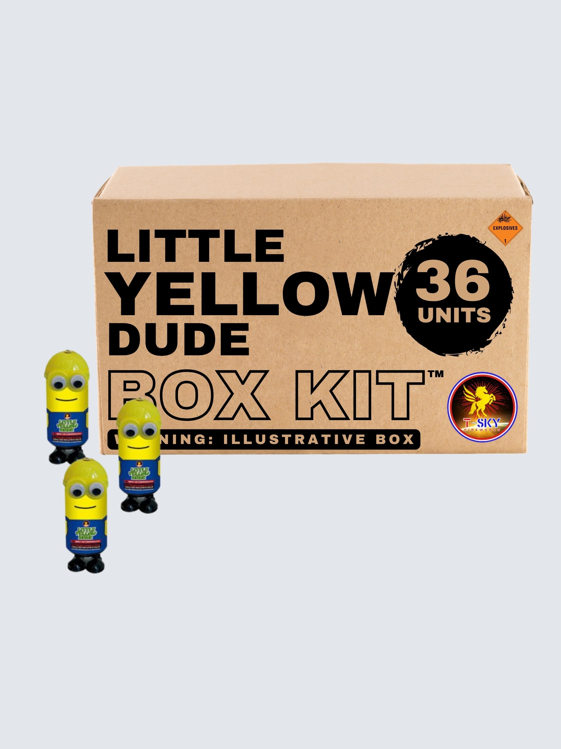 Little Yellow Dude | Toylike Plastic Shape Ground Novelty