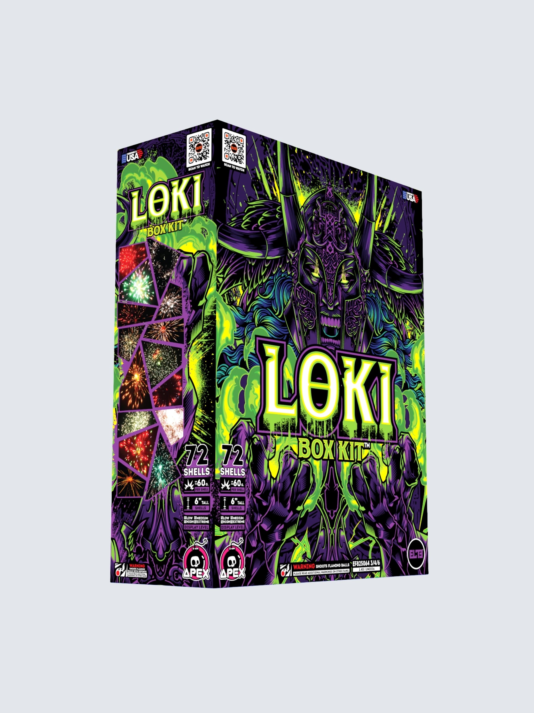 LOKI™ | 24 Break Artillery Shell at Elite Fireworks – ELITE FIREWORKS®