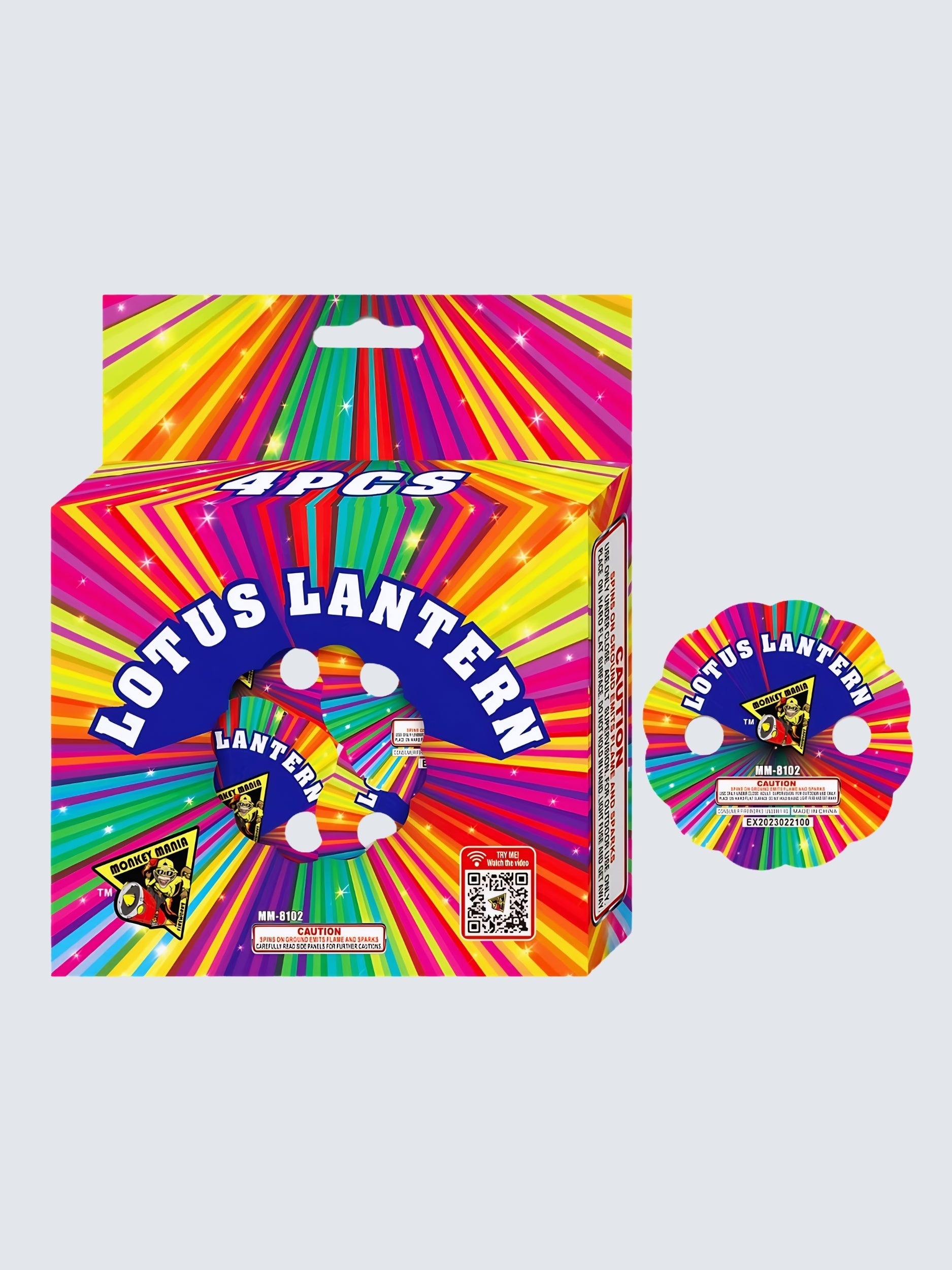 Lotus Lantern | Rapid Plastic Spinning Ground Novelty