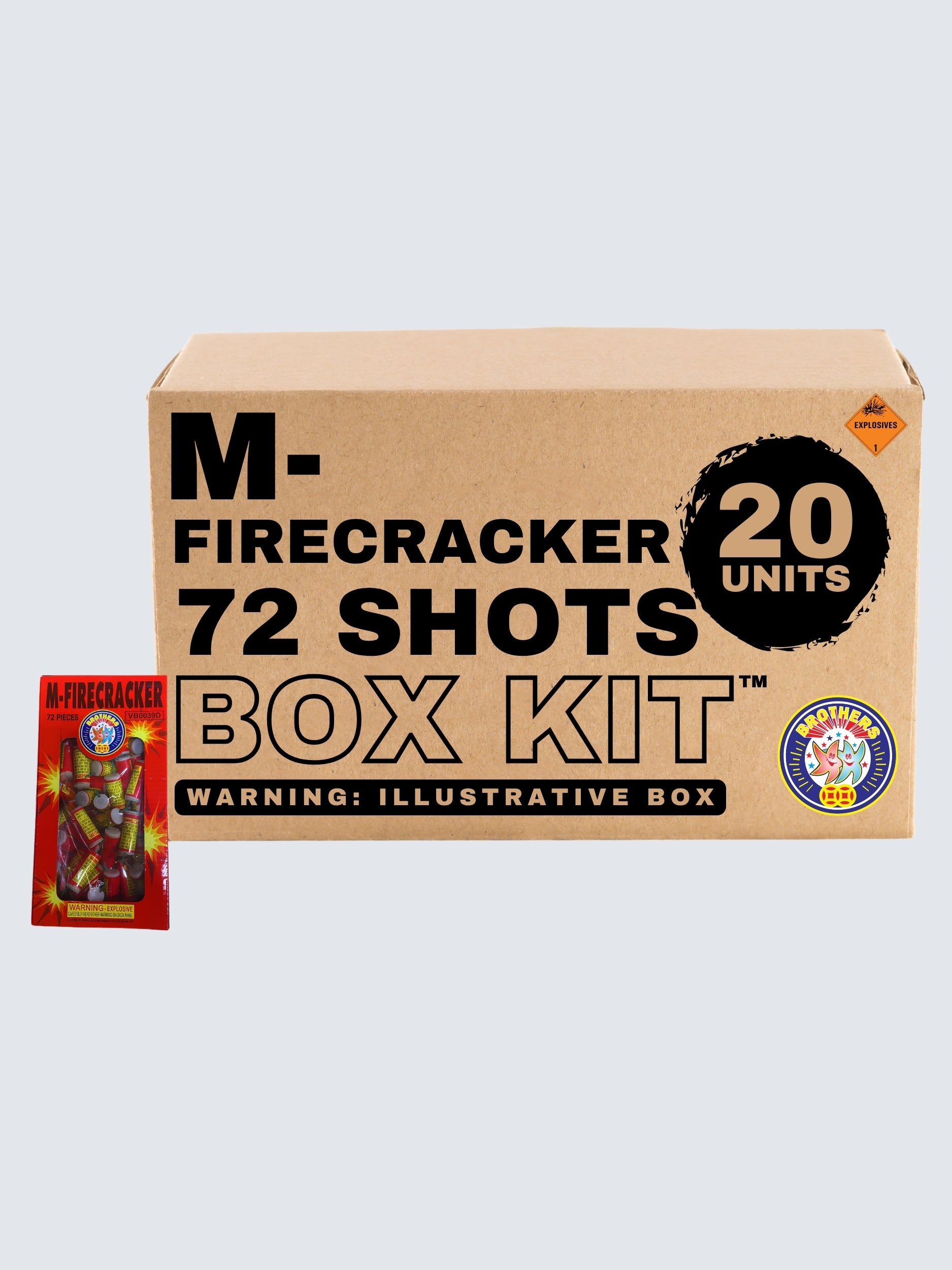M-Firecracker | 72 Shot Single Cracker Noisemaker