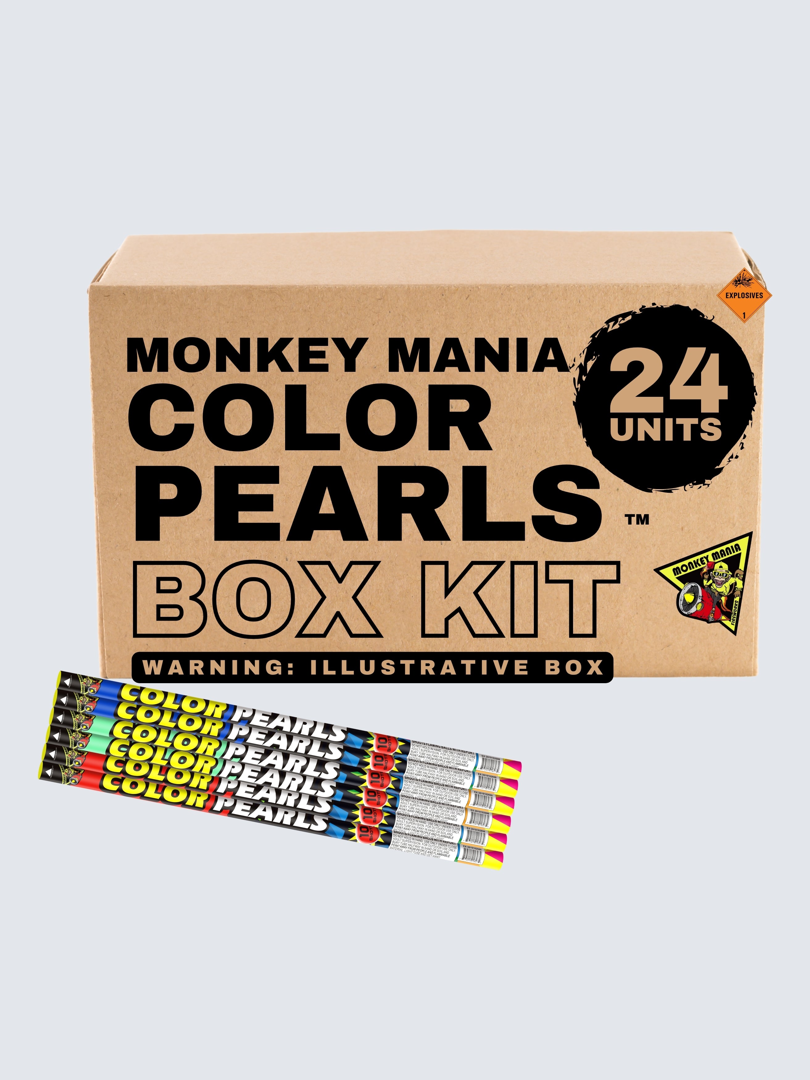MM Color Pearls | 10 Shot Roman Candle