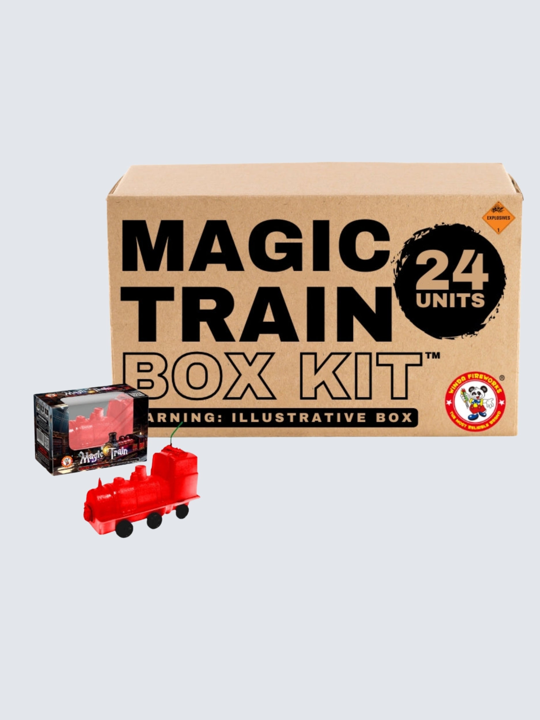 Magic Train | Toylike Plastic Train Shape Ground Novelty