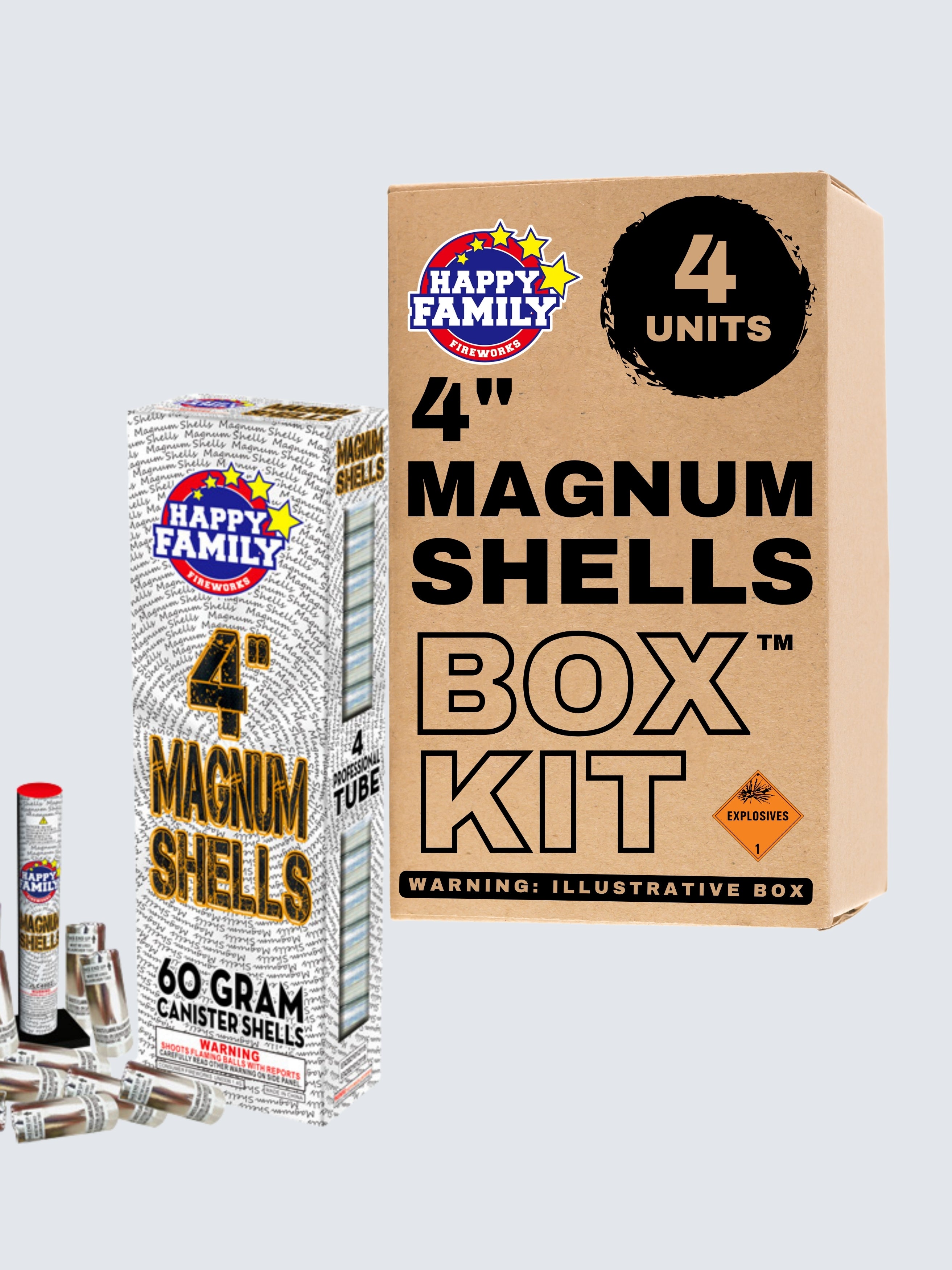 4" Magnum Shells | 24 Artillery Shell
