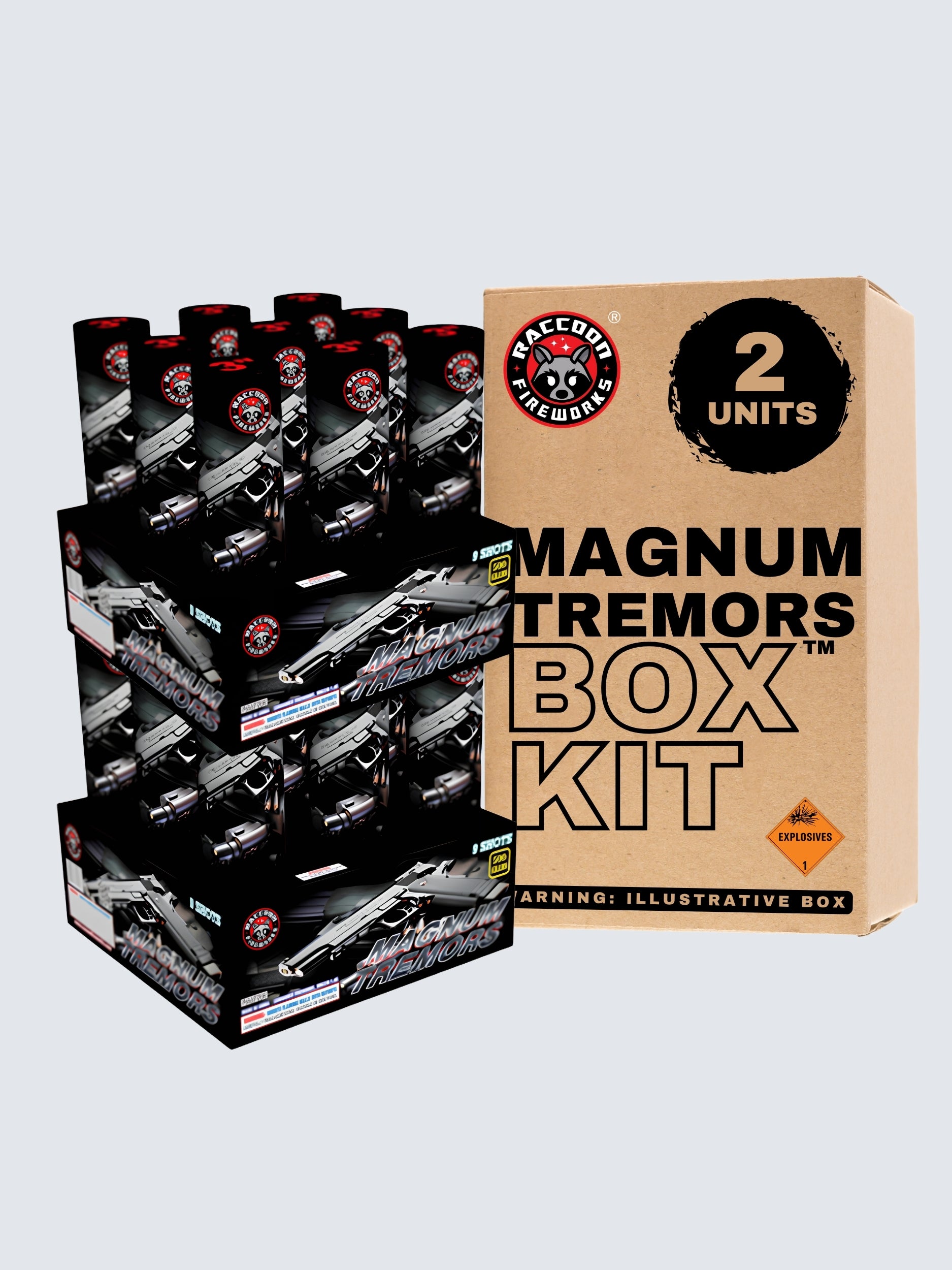 Magnum Tremors | 9 Shot Aerial Repeater Box Kit™