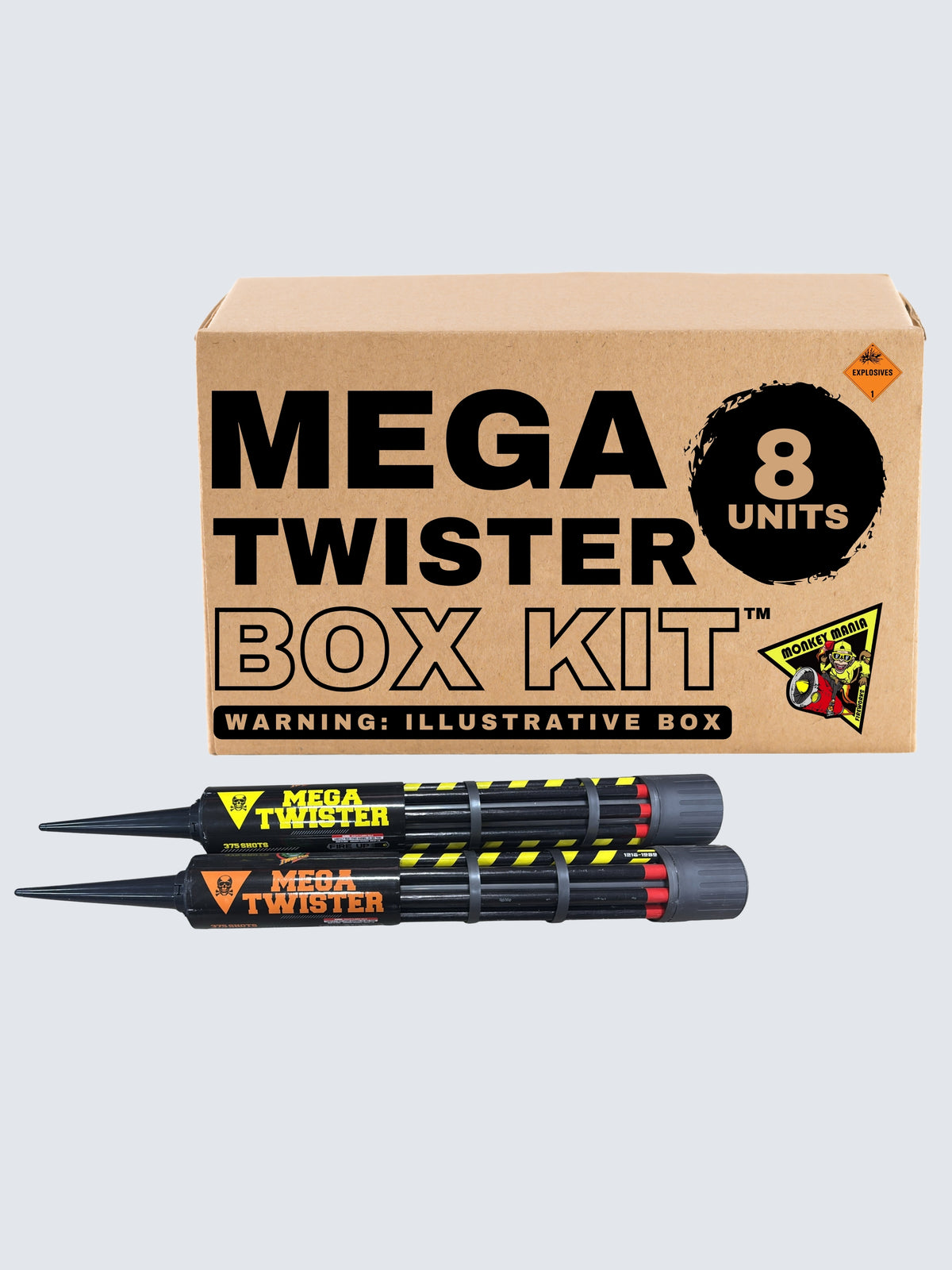 Mega Twister Gun | 375 Shot Roman Candle