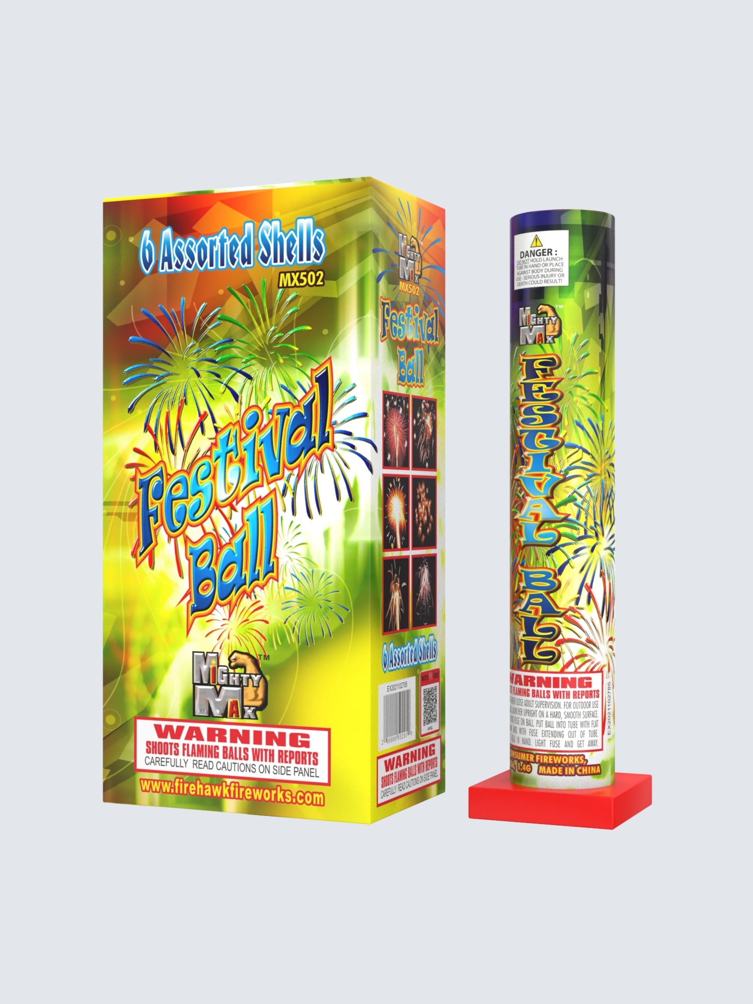 Mighty Max Festival Ball 6 | 6 Artillery Shell