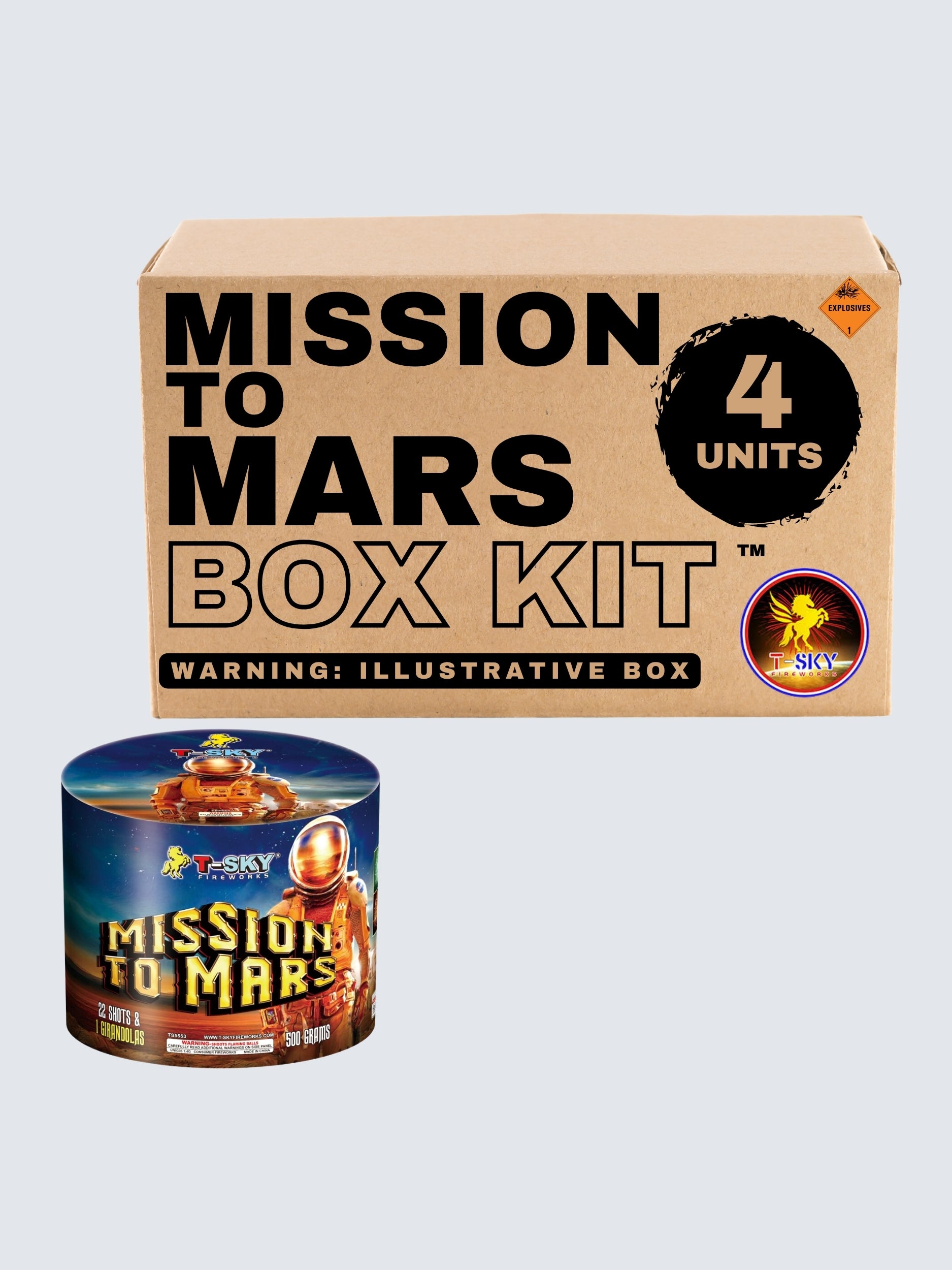 Mission To Mars | 23 Shot Aerial Repeater Girandola