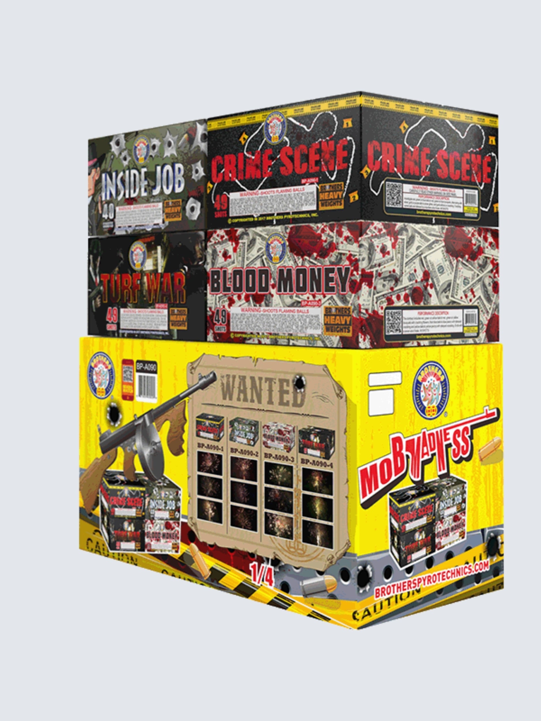 Mob Madness | 196 Shot Aerial Repeater Box Kit™