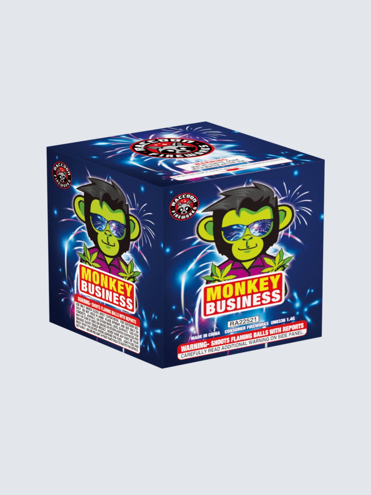 Monkey Business | 24 Shot Aerial Repeater by Raccoon Fireworks -Shop Online for Standard Cake at Elite Fireworks!