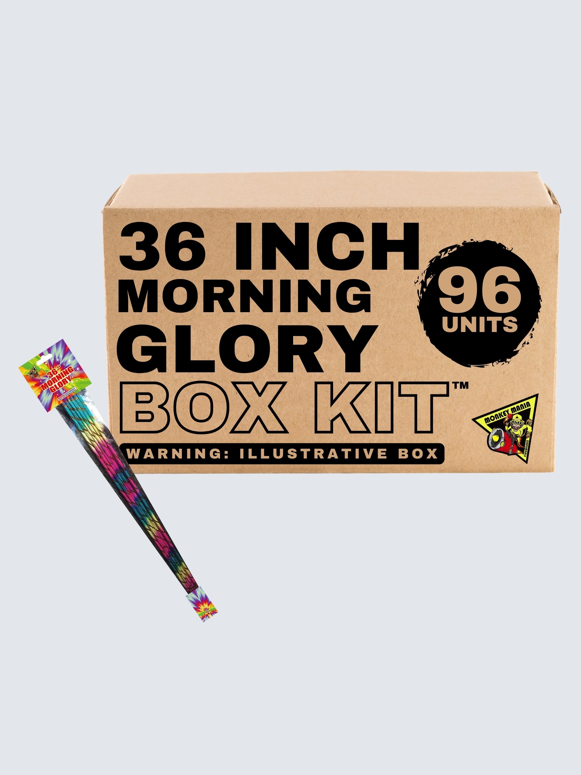 Monkey Mania 36" Morning Glory | 36 Inch Gold Bamboo Handheld Sparkler