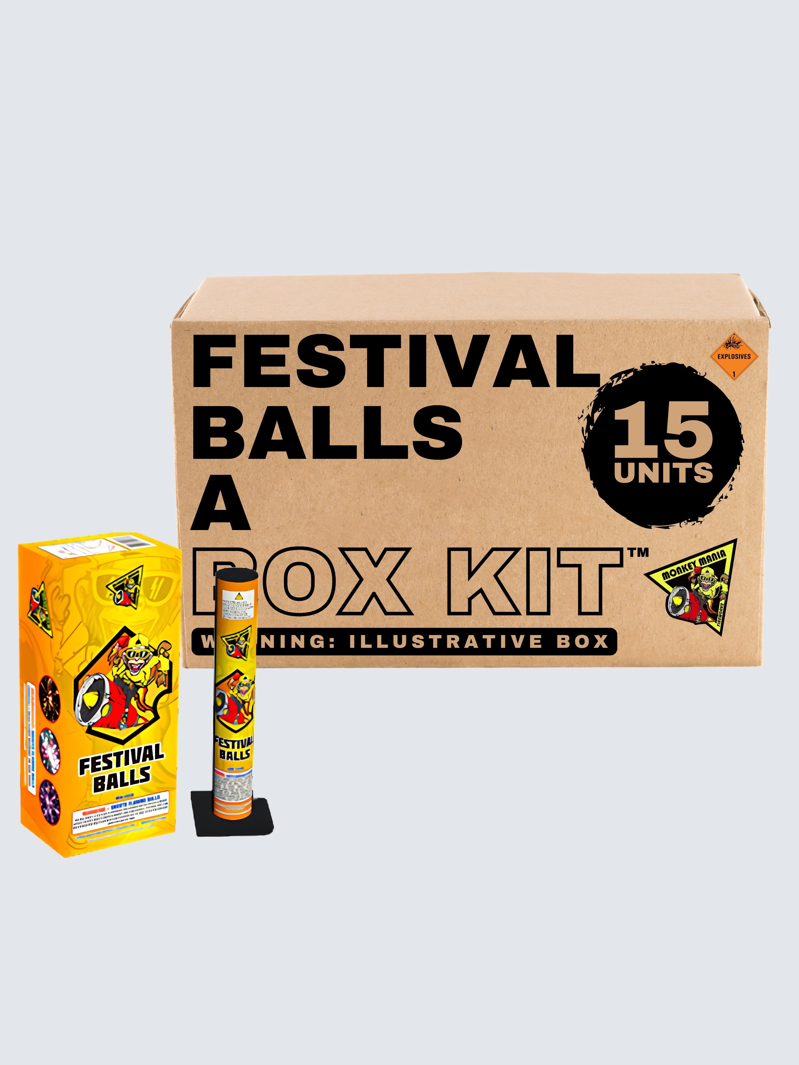 Monkey Mania Festival Balls A | 6 Artillery Shell
