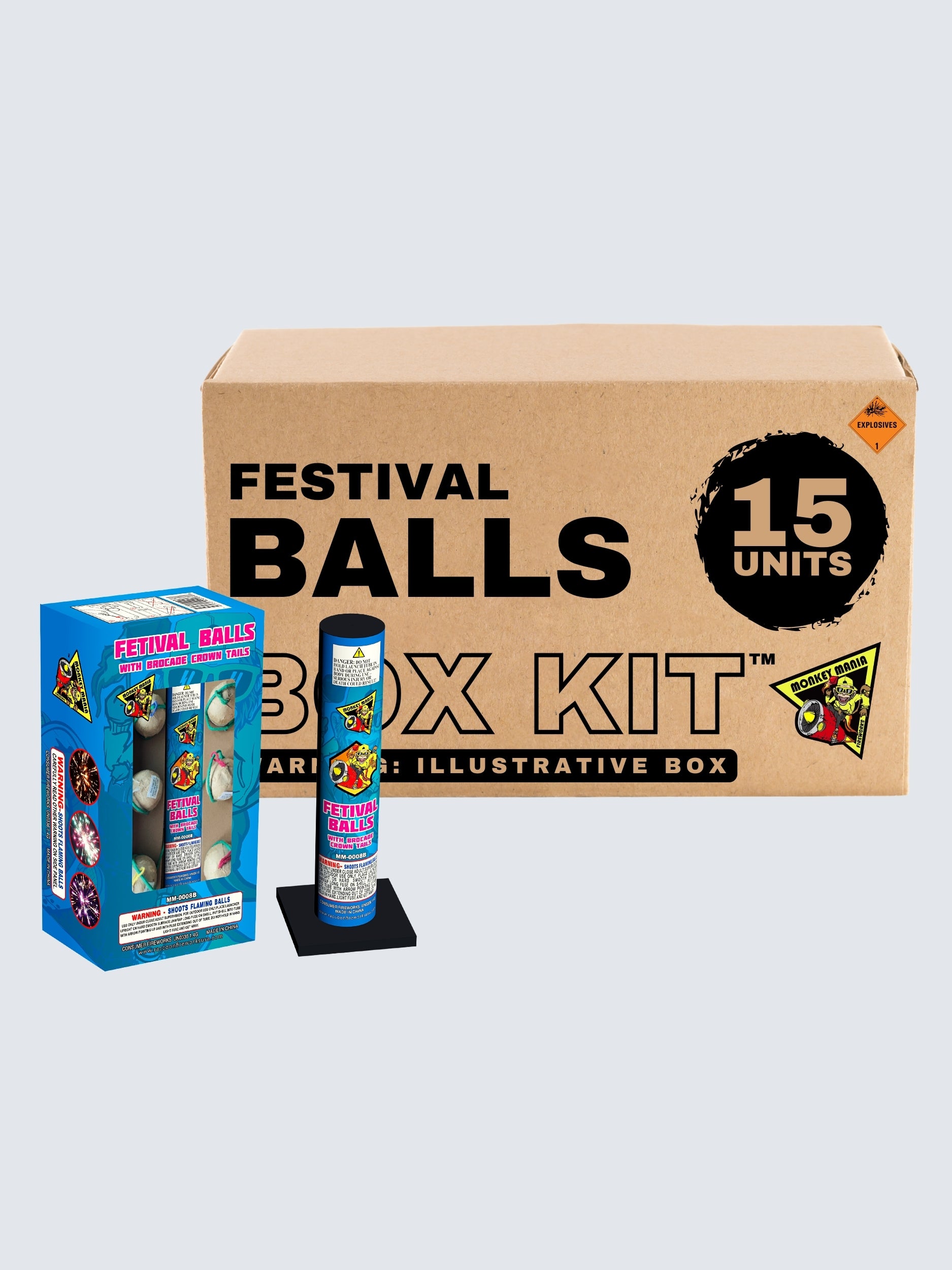 Monkey Mania Festival Ball B | 6 Artillery Shell