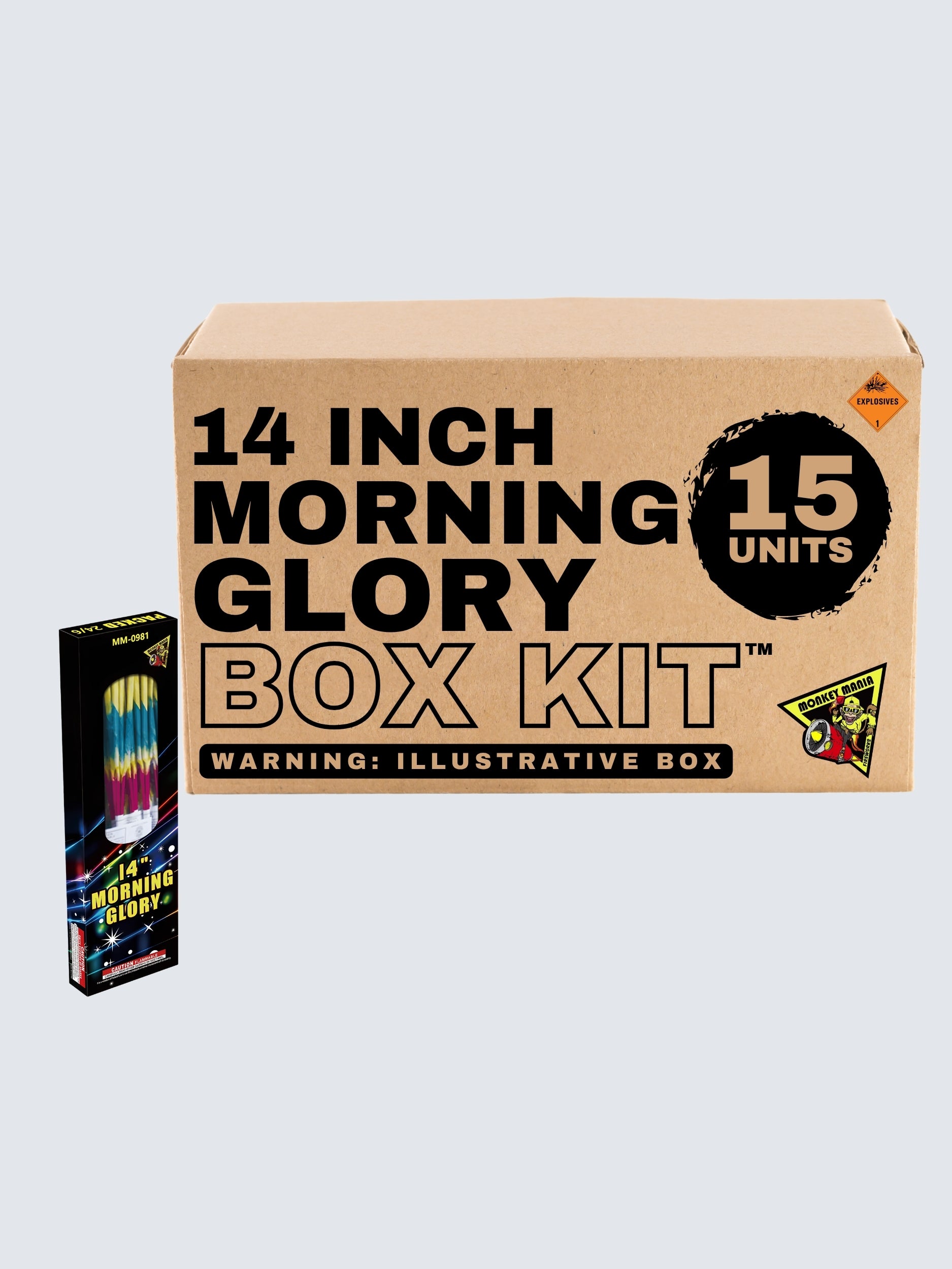 Monkey Mania Morning Glory | 14 Inch Gold Bamboo Handheld Sparkler