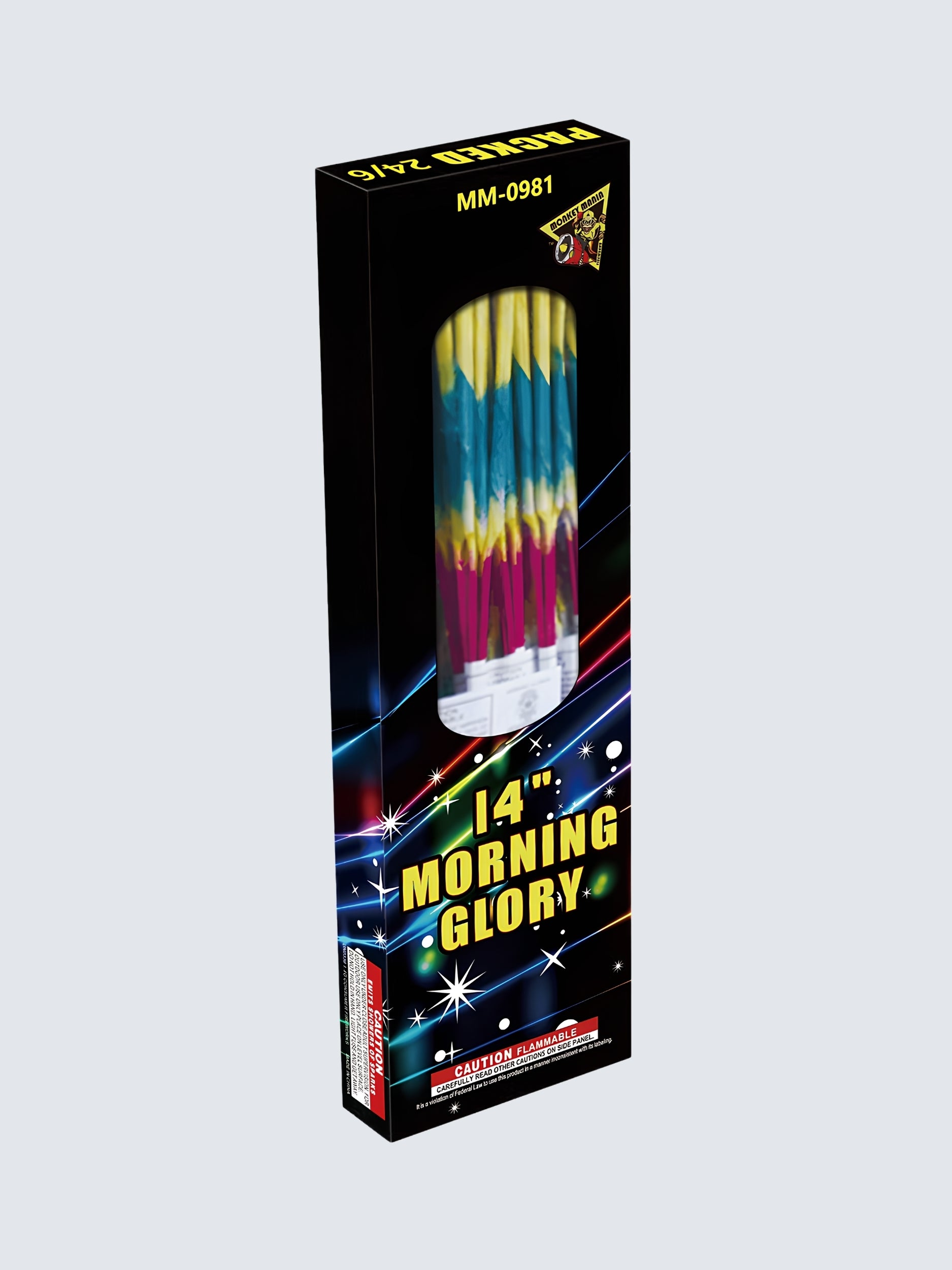 Monkey Mania Morning Glory | 14 Inch Gold Bamboo Handheld Sparkler