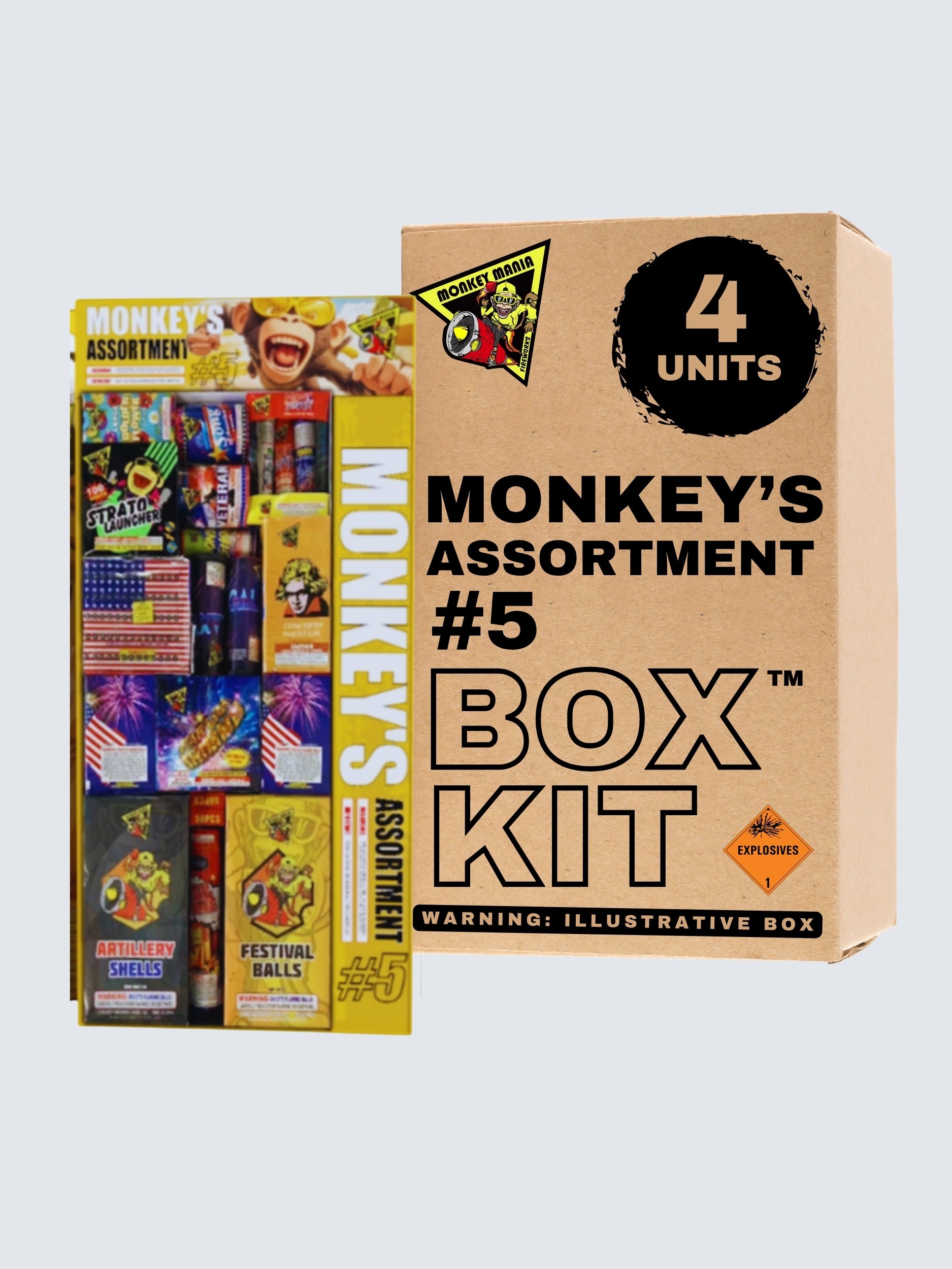 Monkey's Assortment #5 | Aerial & Ground Mix Variety Assortment