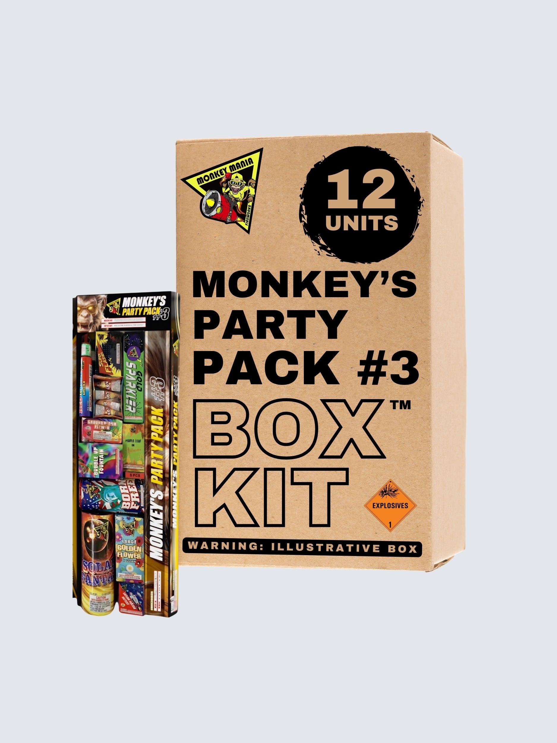 Monkey's Party Pack #3 | Aerial & Ground Mix Variety Assortment