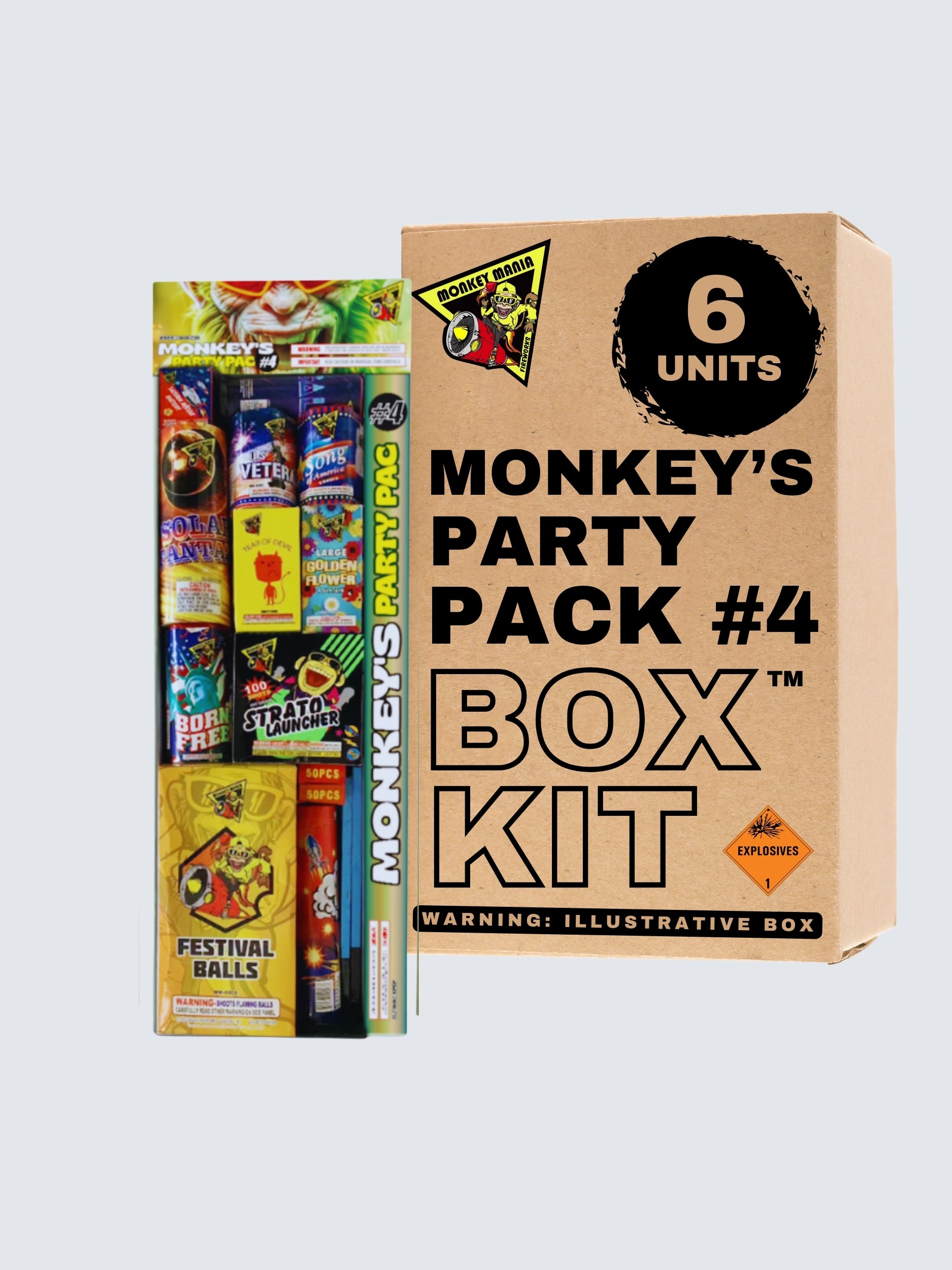 Monkey's Party Pack #4 | Aerial & Ground Mix Variety Assortment