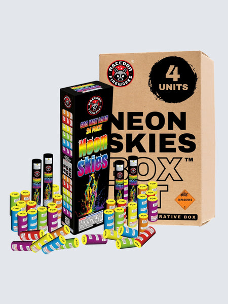 Neon Skies | 24 Break Artillery Shell at Elite Fireworks – ELITE
