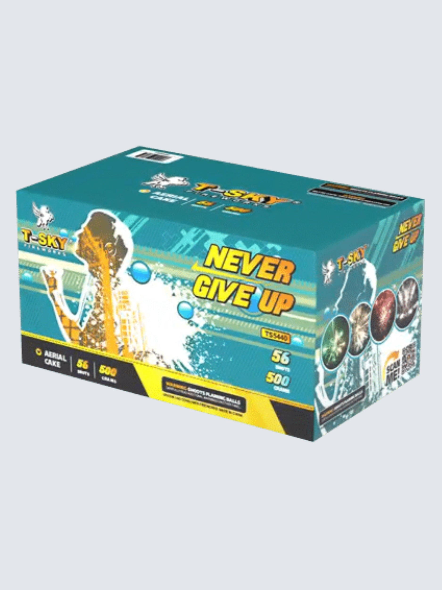 Never Give Up | 56 Shot Aerial Repeater