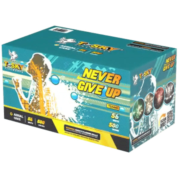 Never Give Up | 56 Shot Aerial Repeater