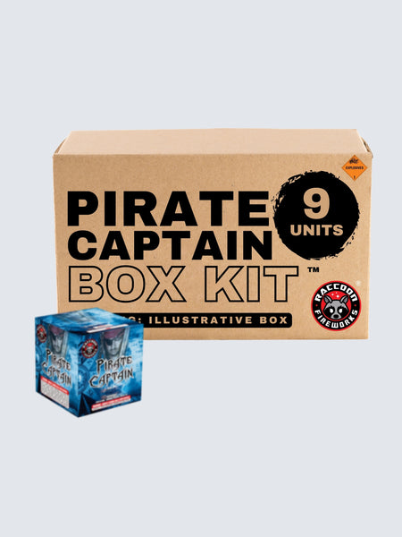 REVOLUTION BOOSTER トゥーン・ウィッチクラフト・破械 5box Pirate Captain | 21 Shot Aerial Repeater at Elite Fireworks