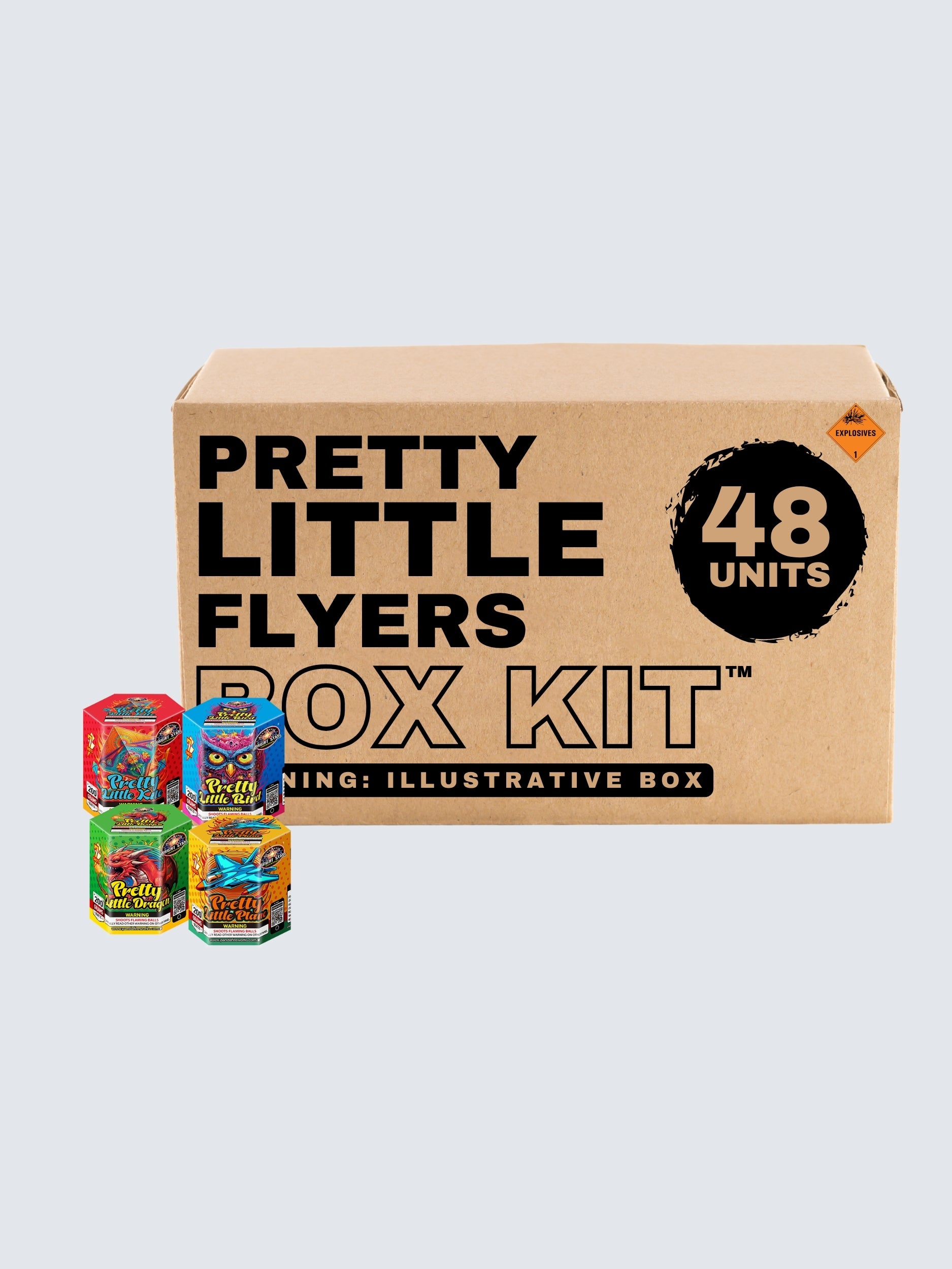Pretty Little Flyers | 336 Shot Aerial Repeater Box Kit™