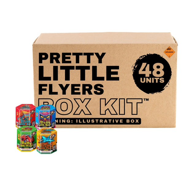 Pretty Little Flyers | 336 Shot Box Kit™ - Pretty Little Kite, Plane, Dragon & Bird