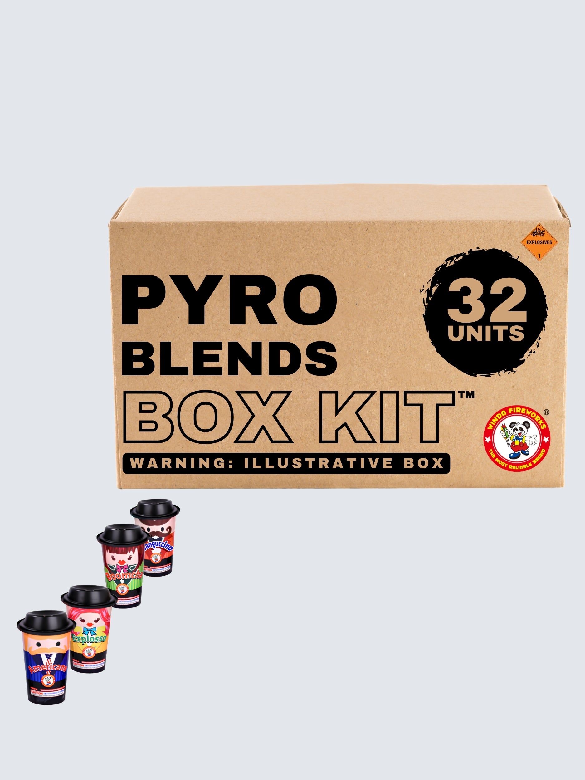 Pyro Blends | Americano - Banguccino - Boomcha - Explosso Fountain Spurs™