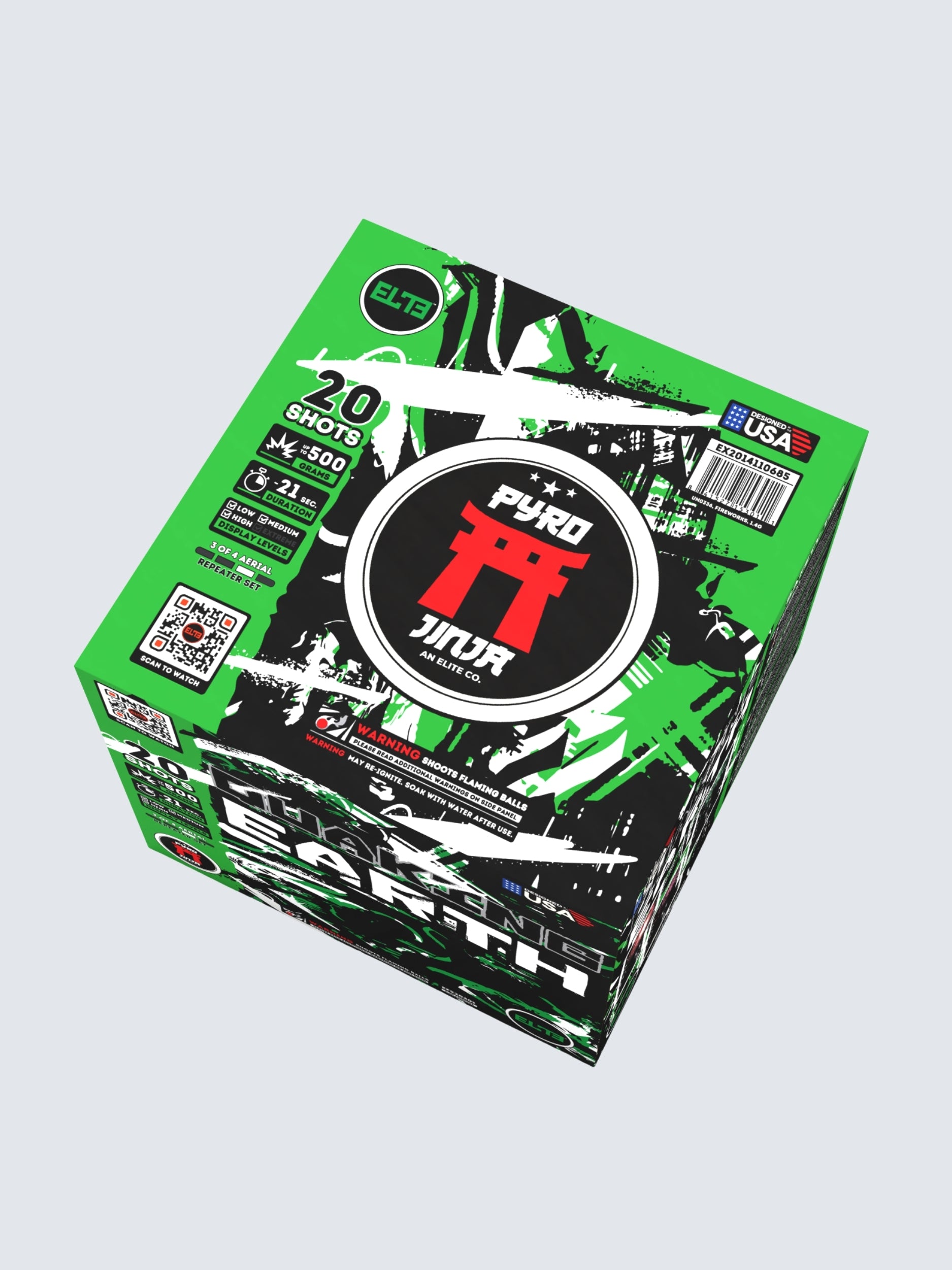 The Elements™ | 71 Shot Aerial Repeater Set at Elite Fireworks