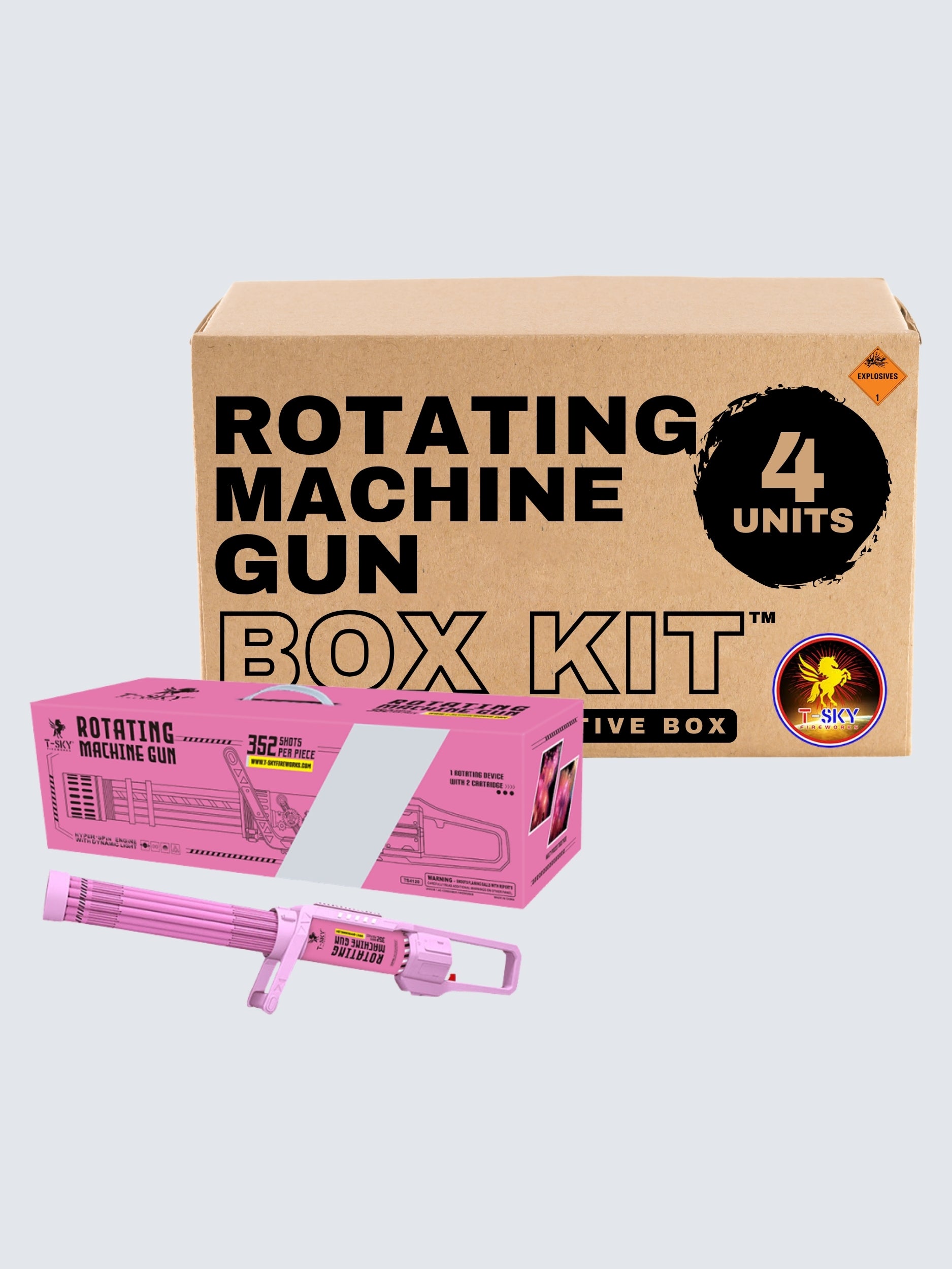 Rotating Machine Gun | 352 Shot Roman Candle