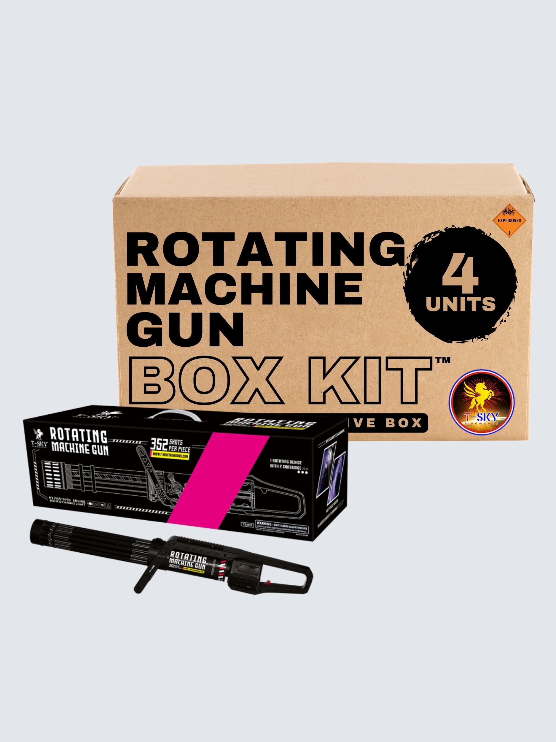 Rotating Machine Gun | 352 Shot Roman Candle