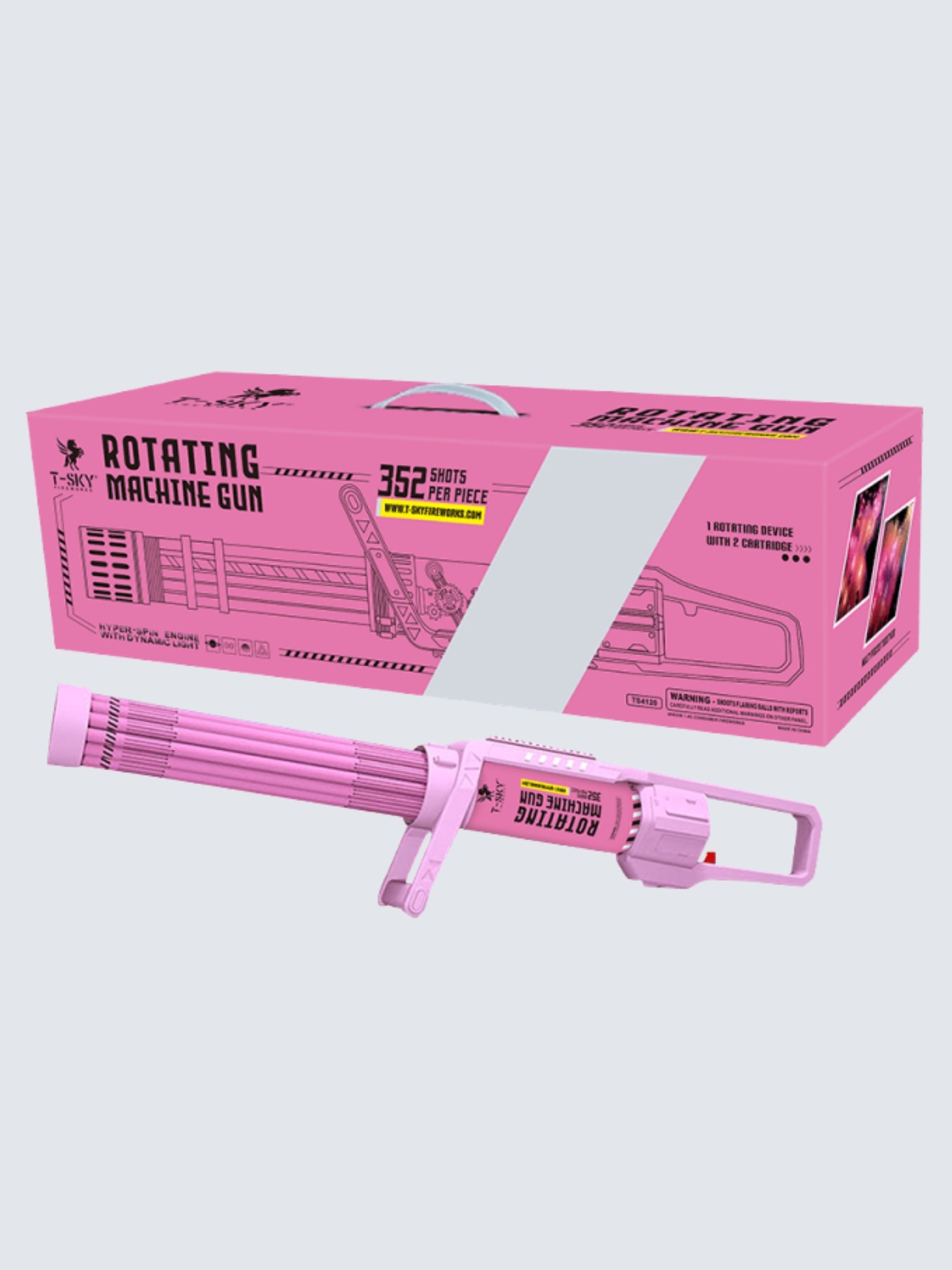 Rotating Machine Gun | 352 Shot Roman Candle