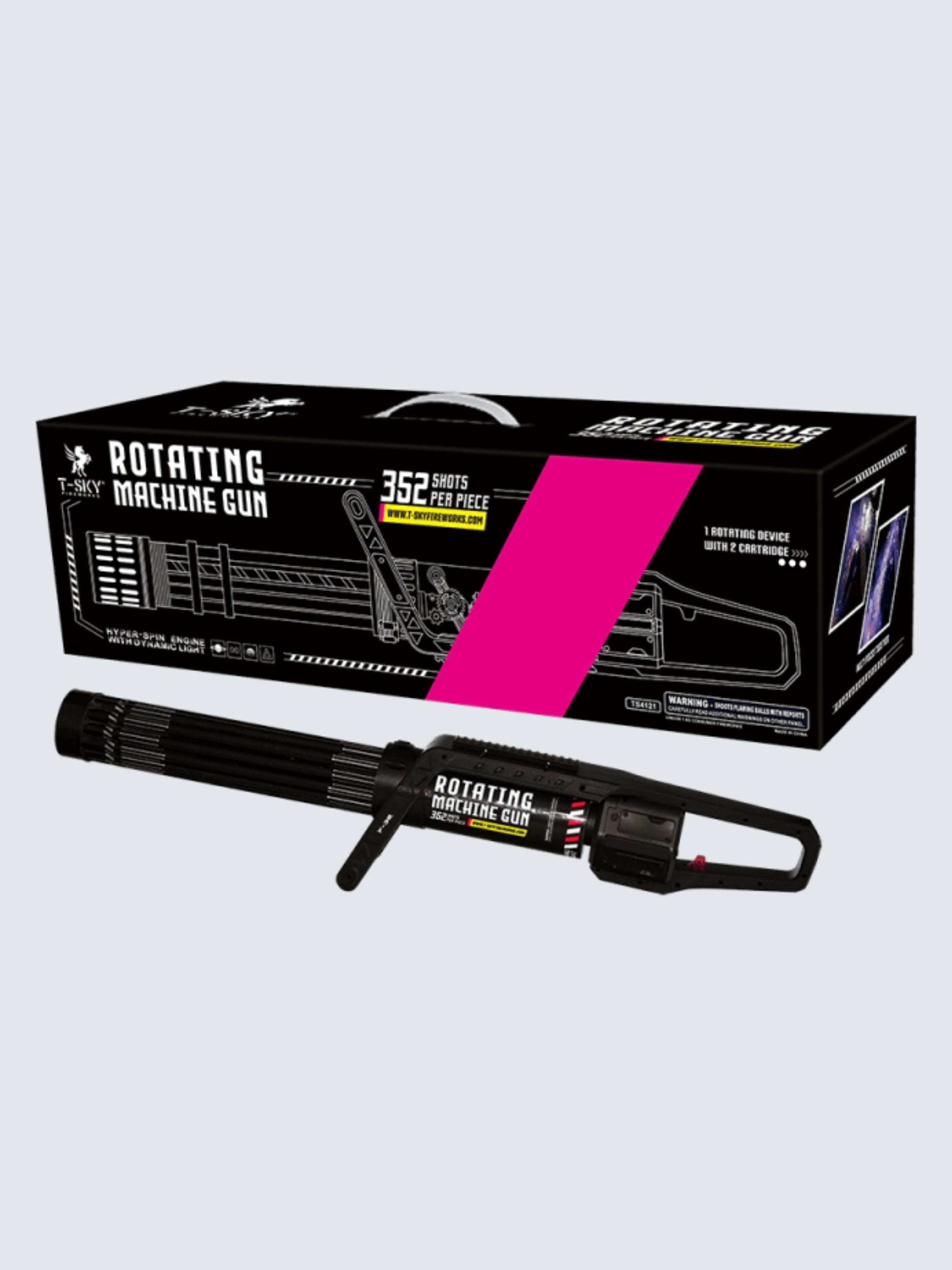 Rotating Machine Gun | 352 Shot Roman Candle